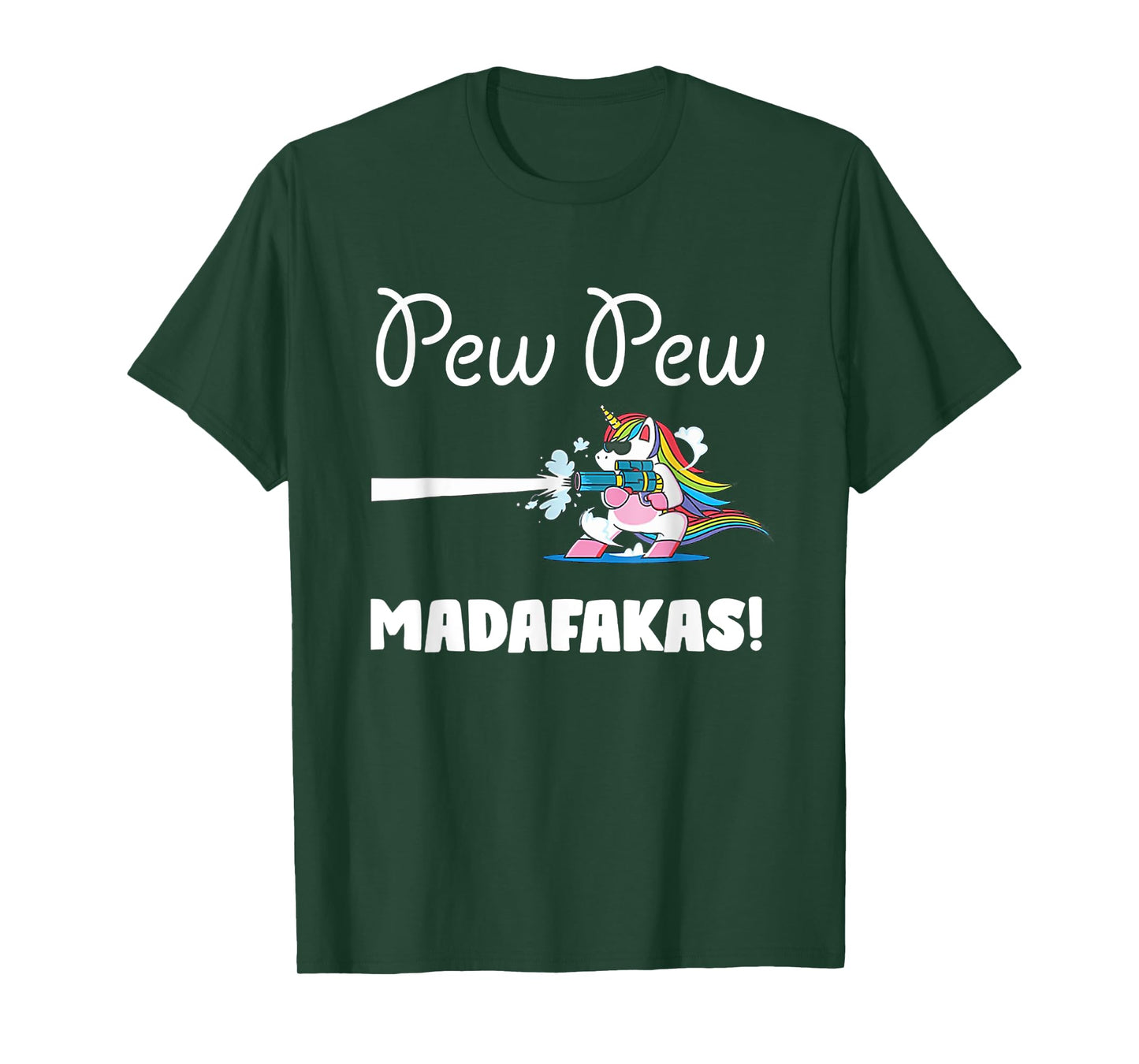 Unicorn PewPewPew Madafakas Unicorn Crazy Pew Gift Funny T-Shirt