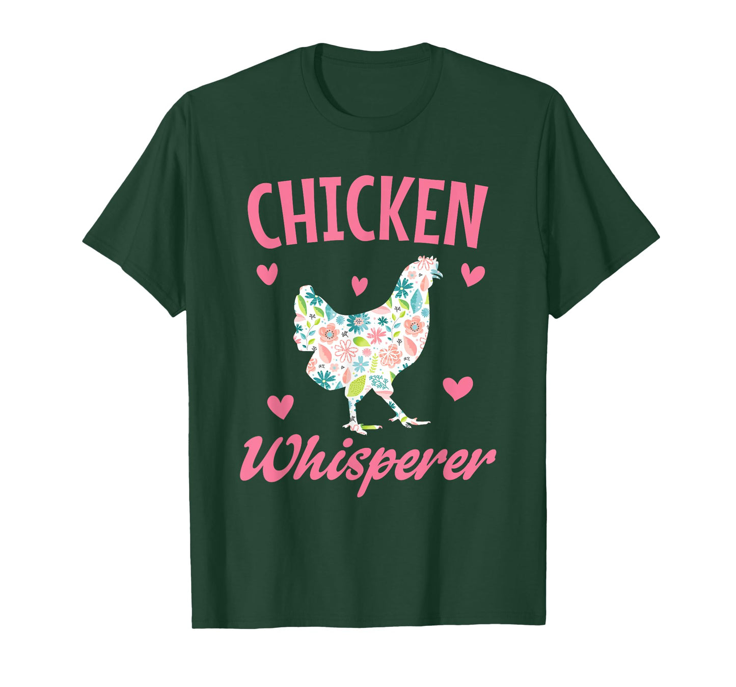 Chicken Whisperer Kids Women Girl Funny Chicken Farming T-Shirt