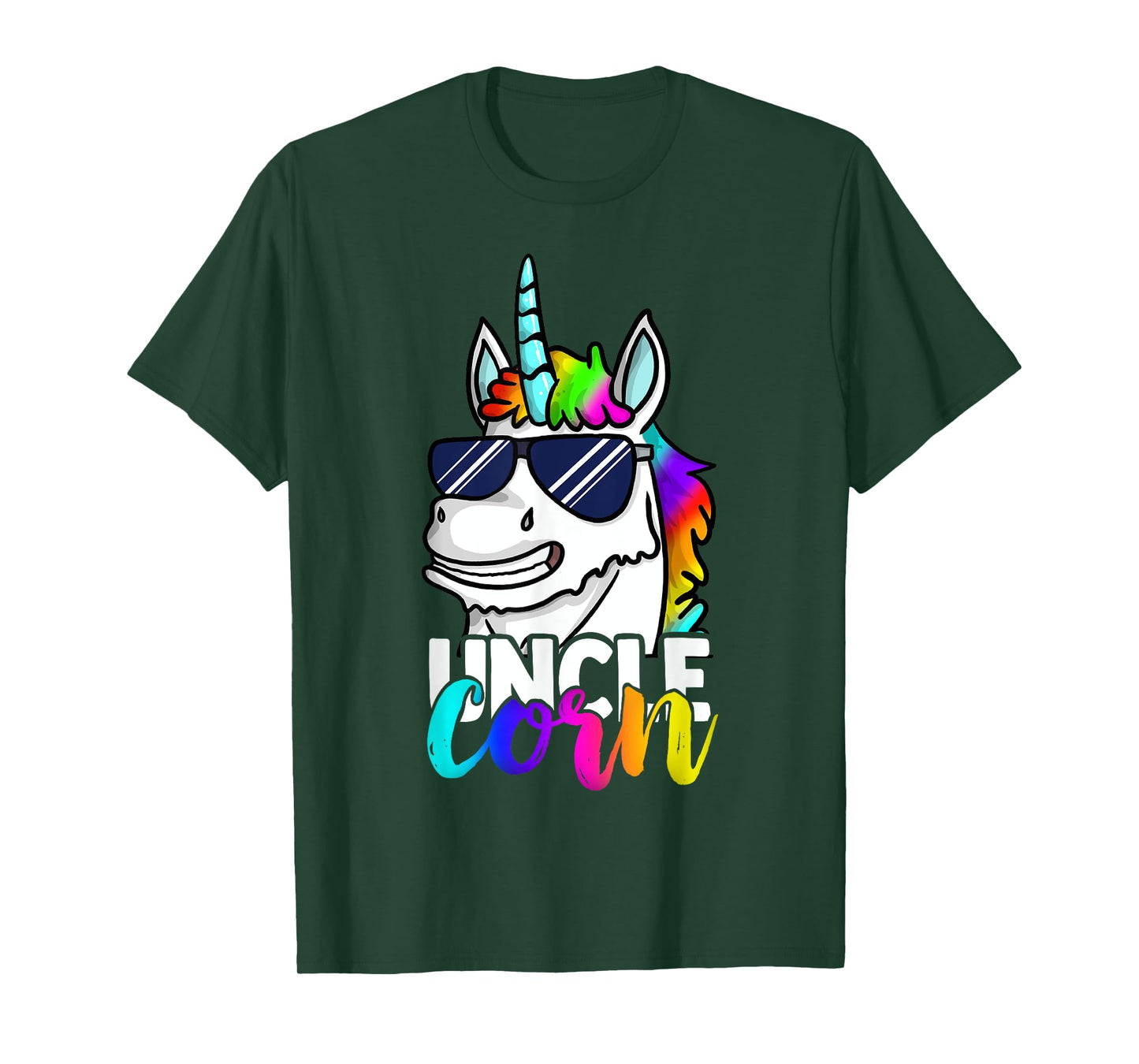 Funny Unclecorn Unicorn Uncle Mens Tee Cool Christmas Gift T-Shirt