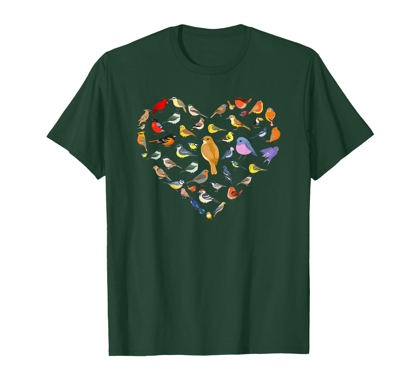 Bird Watching Heart Bird Bird Watcher Birder Bird species T-Shirt