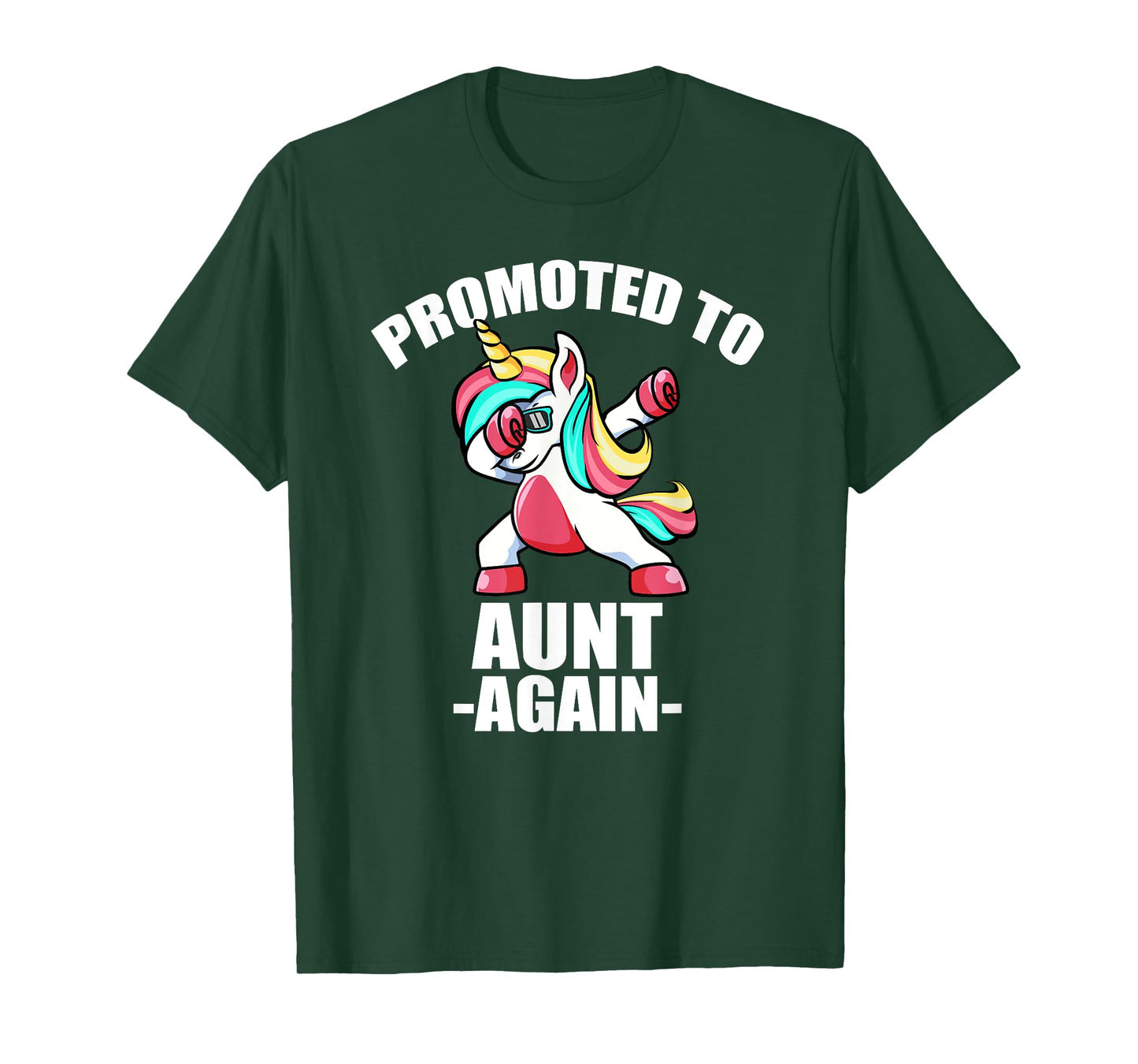 Promoted To Aunt Again EST 2022 Shirt, Unicorn Aunt Again T-Shirt