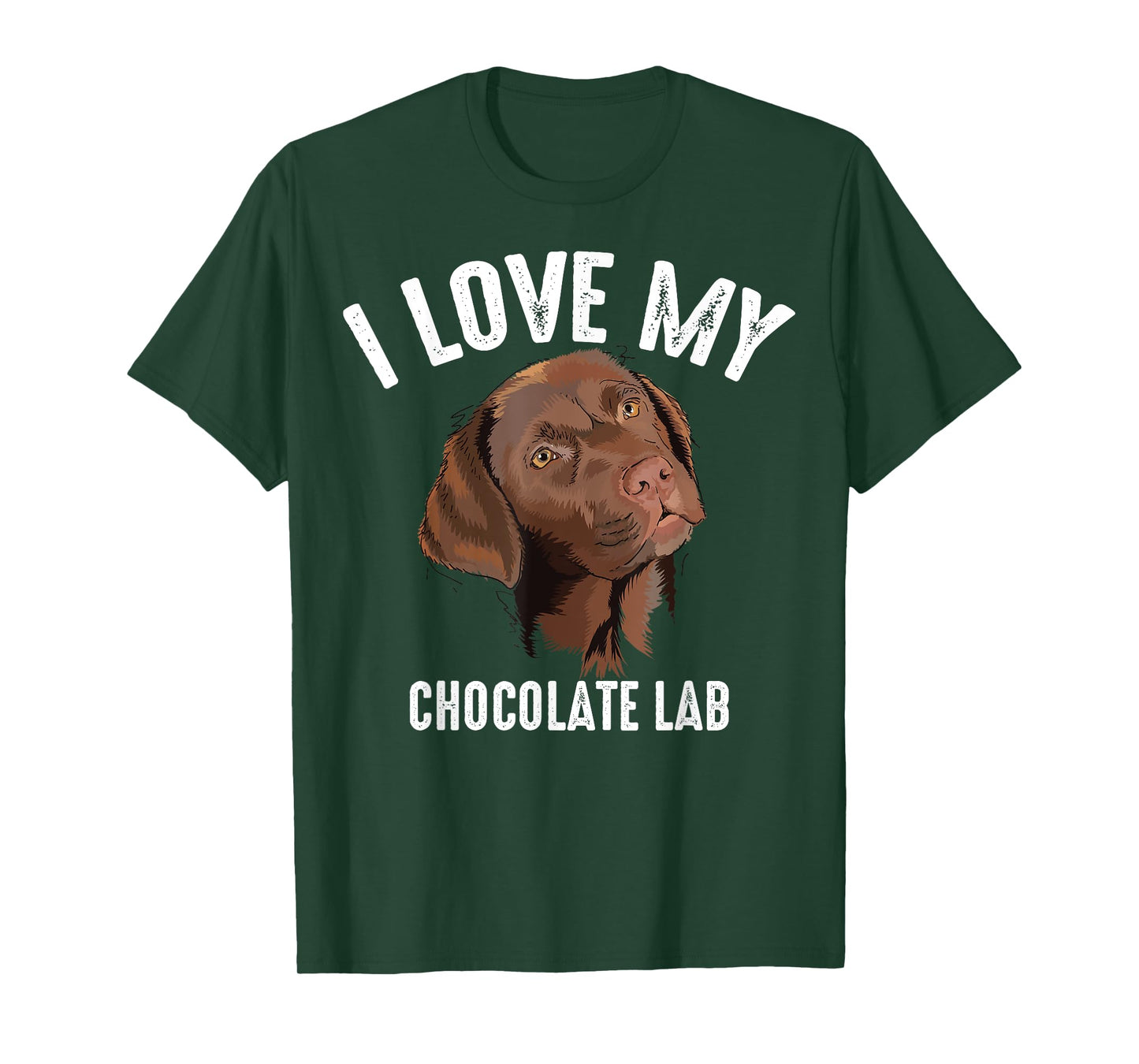 Cool I Love My Chocolate Lab | Funny Brown Labrador Pet Gift T-Shirt