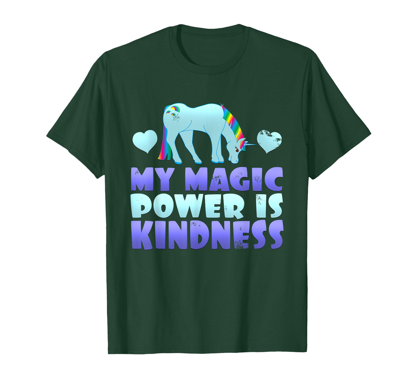 Cute Magic Power Is Kindness Unicorn Stop Bullying T-Shirt T-Shirt