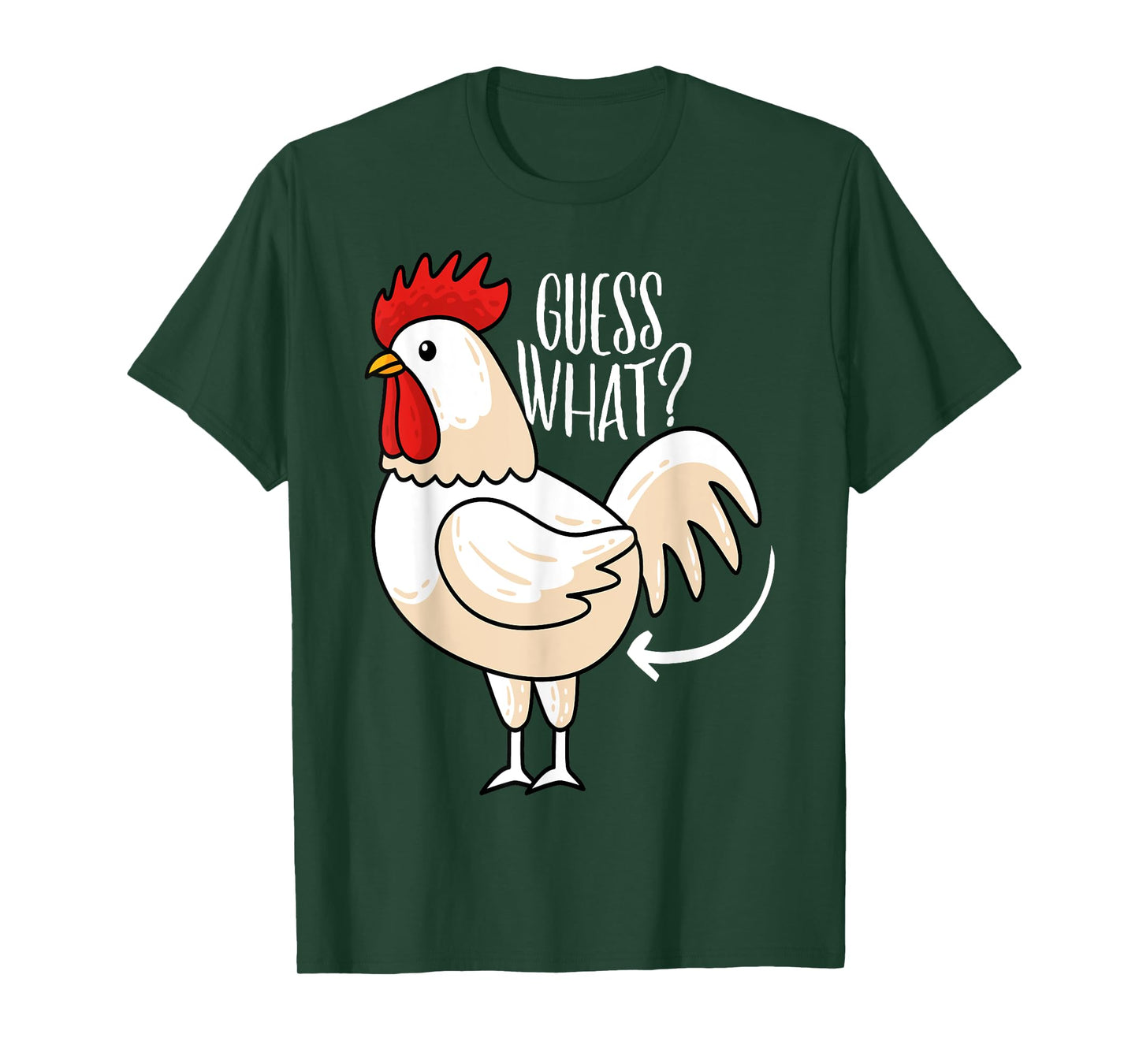 Guess What? Chicken Butt! Funny Chicken Joke T-Shirt