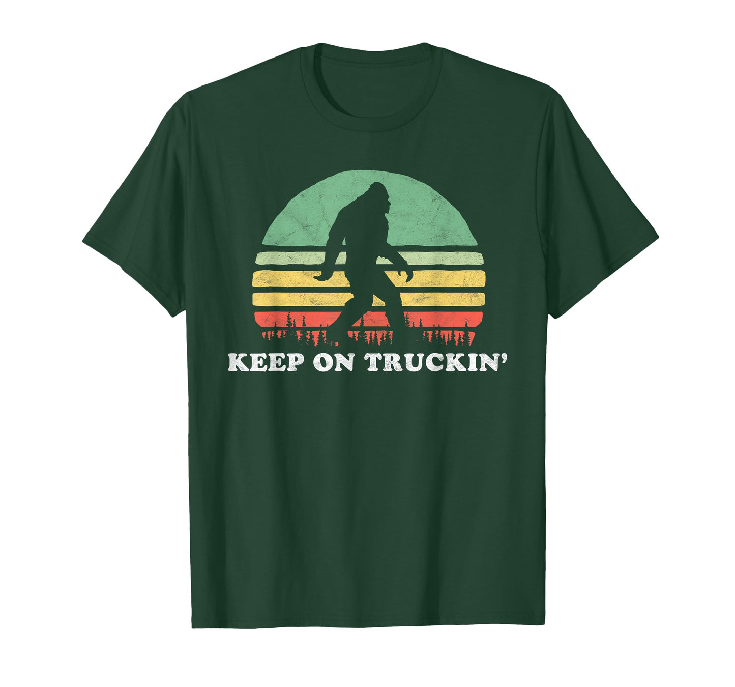 Groovy Sixties Bigfoot Keep On Truckin' Retro 60s T-Shirt