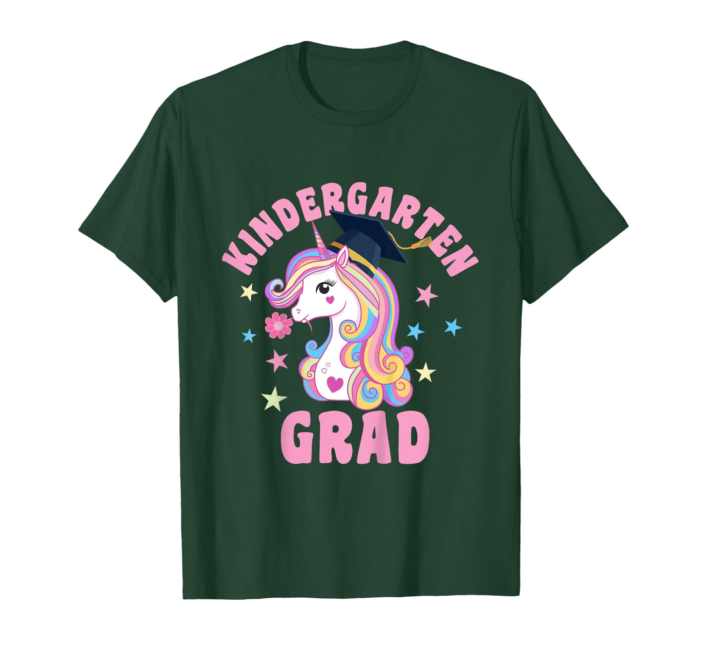 Unicorn Kindergarten Grad Kindergarten Graduation T-Shirt