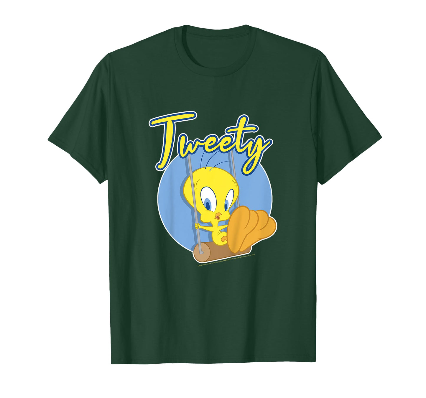 Kids Looney Tunes Youth Tweety Bird Cheeky Swing Vintage Portrait T-Shirt