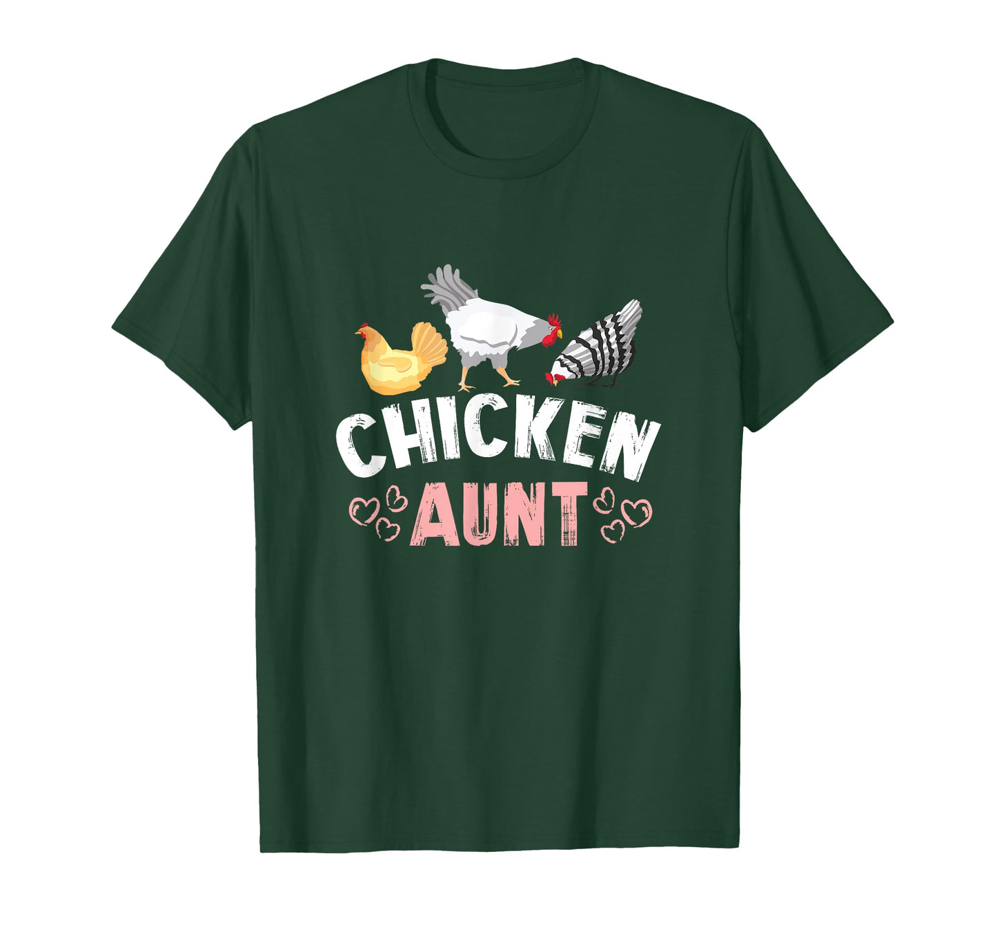 Chicken Aunt Auntie Farm T-Shirt