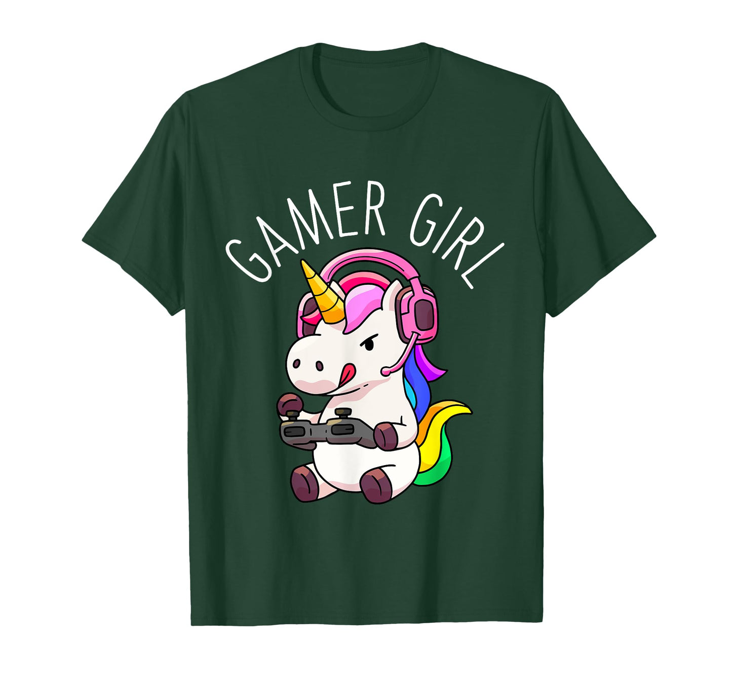 Gamer Girl Unicorn Gaming Cute Video Game Gift Women Girls T-Shirt