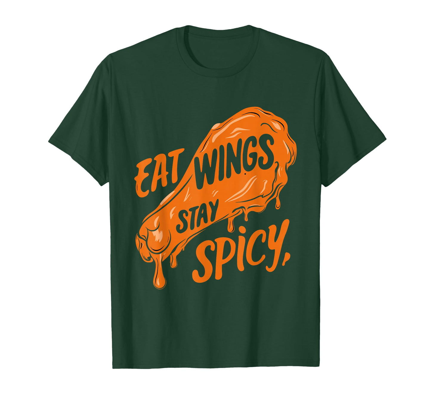Chicken Wings Wing Hot Cooked Chicken Fast Food T-Shirt