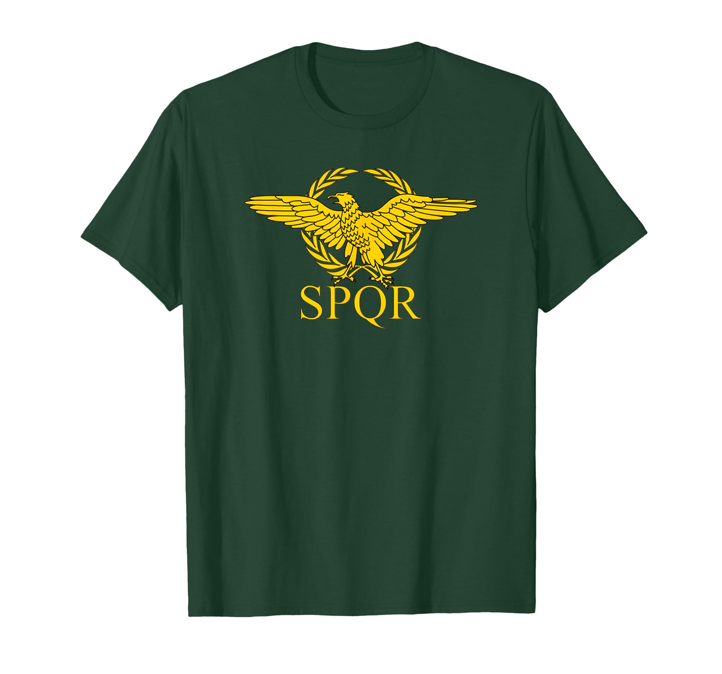 SPQR Roman Eagle and laurel wreath T-Shirt