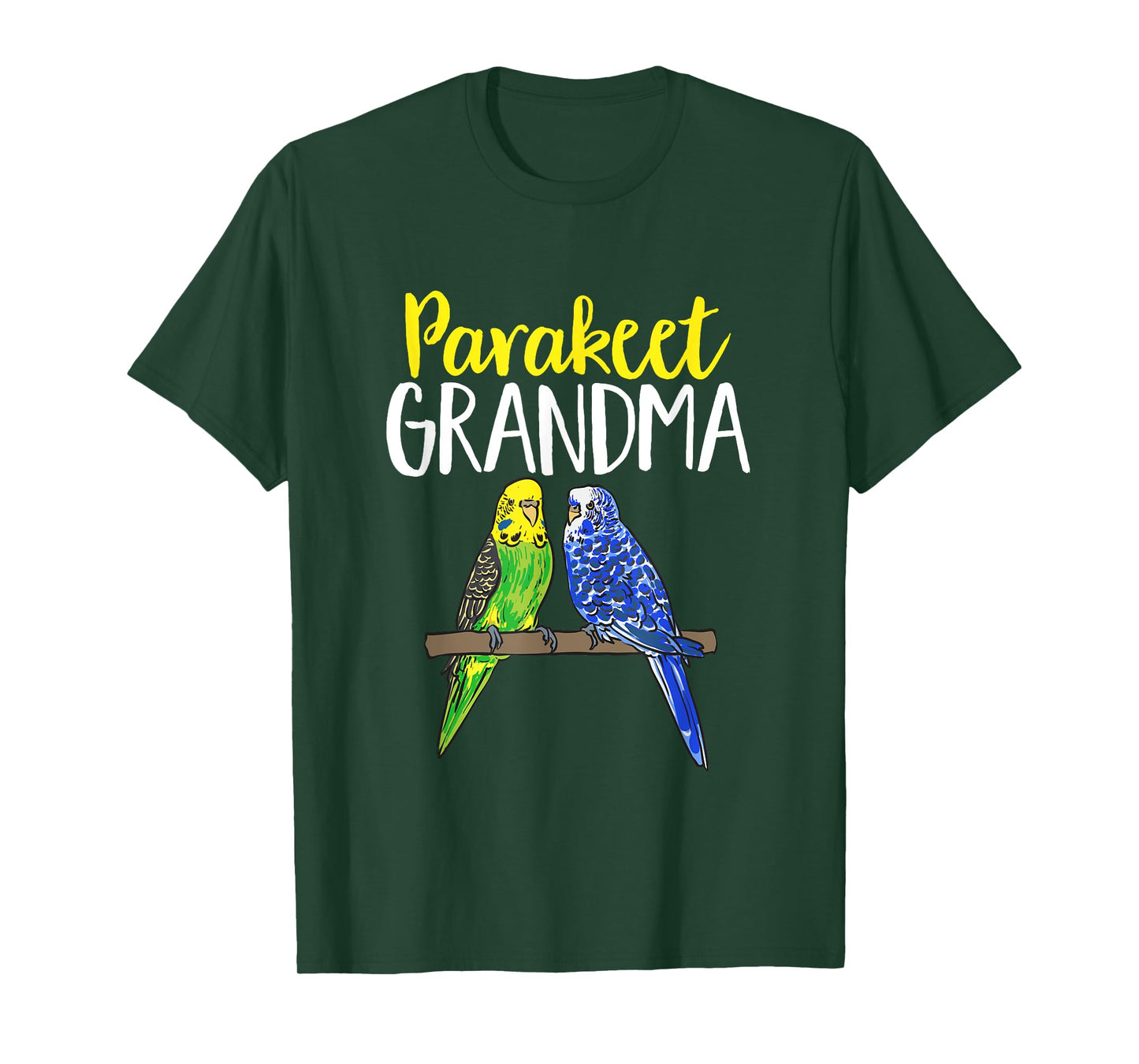 Parakeet Grandma Budgie Mom Bird Budgerigar T-Shirt