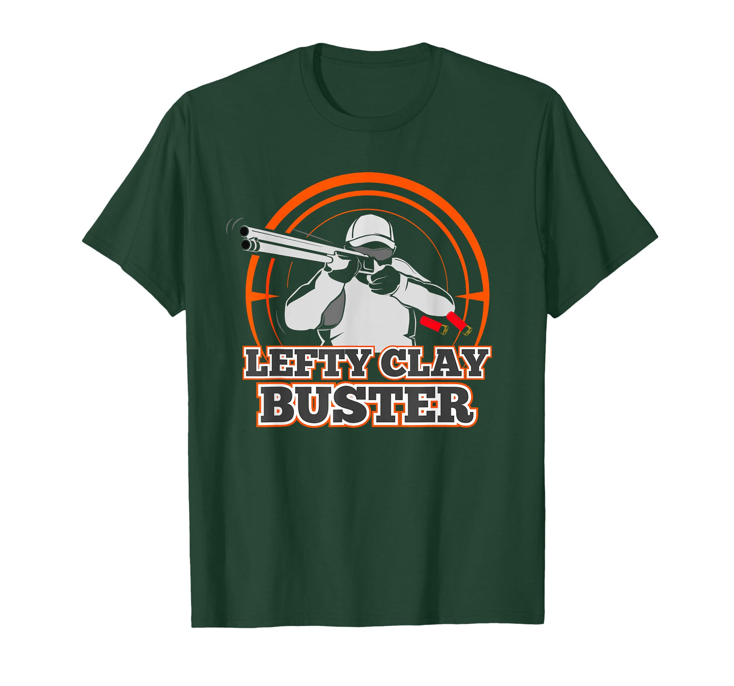 Lefty Clay Buster Skeet Shooting T Shirt Trap Shotgun Gift T-Shirt