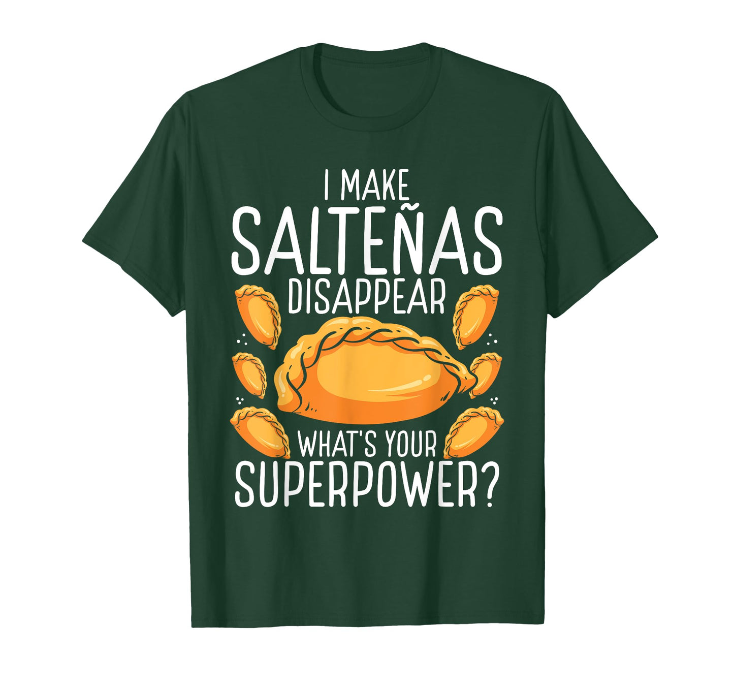Bolvianos Food Bolivian Saltea Bolivianas Pride Unisex Adult T-Shirt - Bolivian Flag Print - Short Sleeve - Black - Small