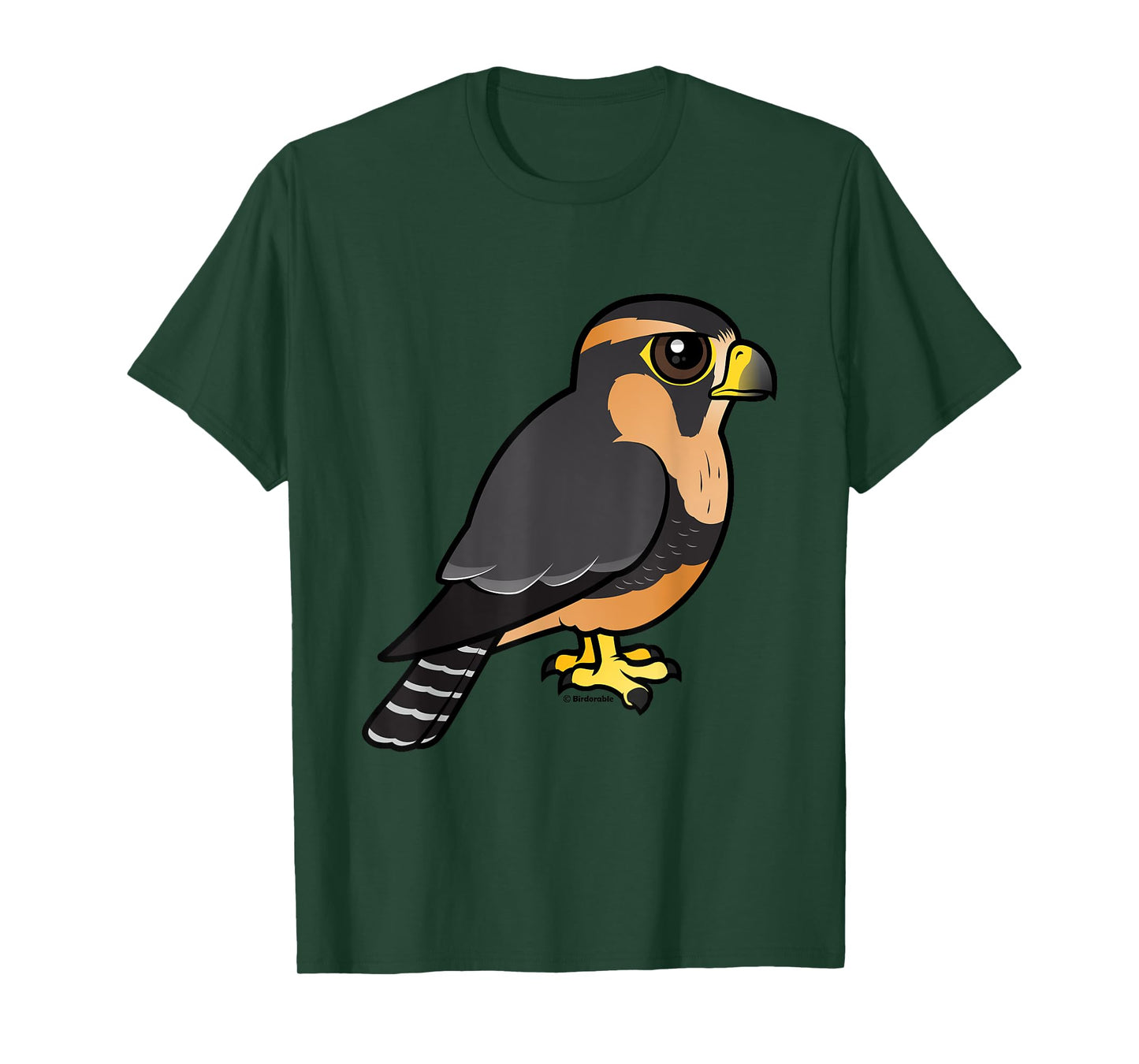 Peruvian Falcon Cartoon | Cute Aplomado Falcon Subspecies T-Shirt