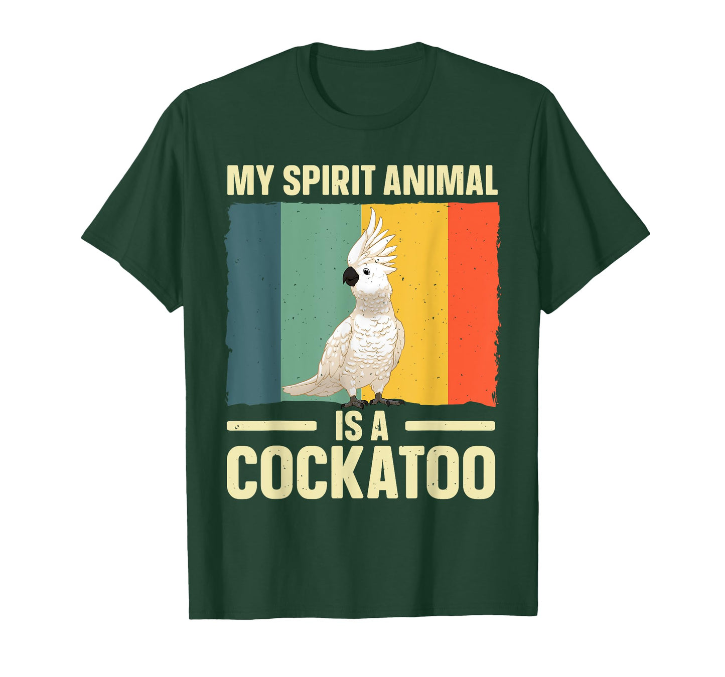 Cool Cockatoo Art For Men Women Parrot Lovers Cockatoo Fan T-Shirt