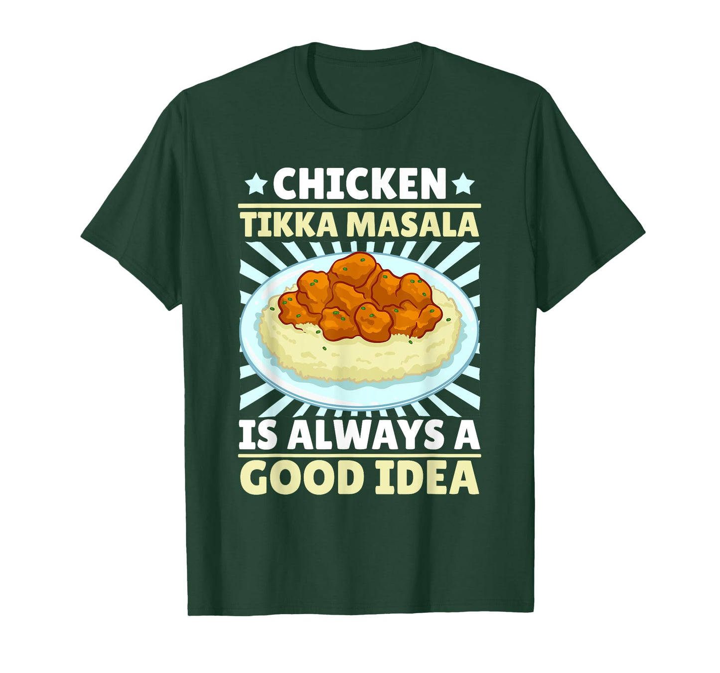 Chicken Tikka Masala Food Indian Recipe T-Shirt