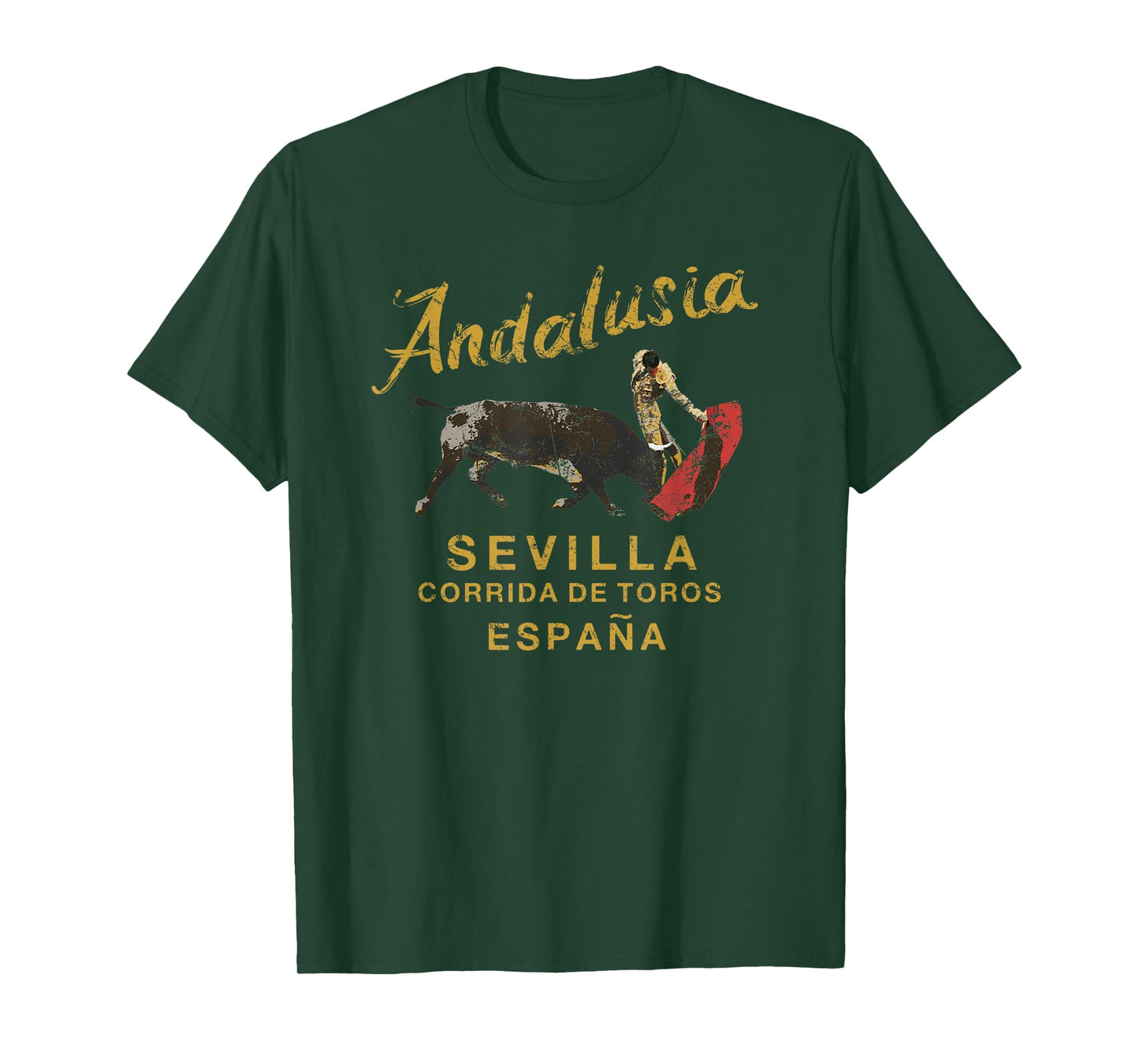 SPAIN Seville Bullfight Andalusia Vintage T-Shirt