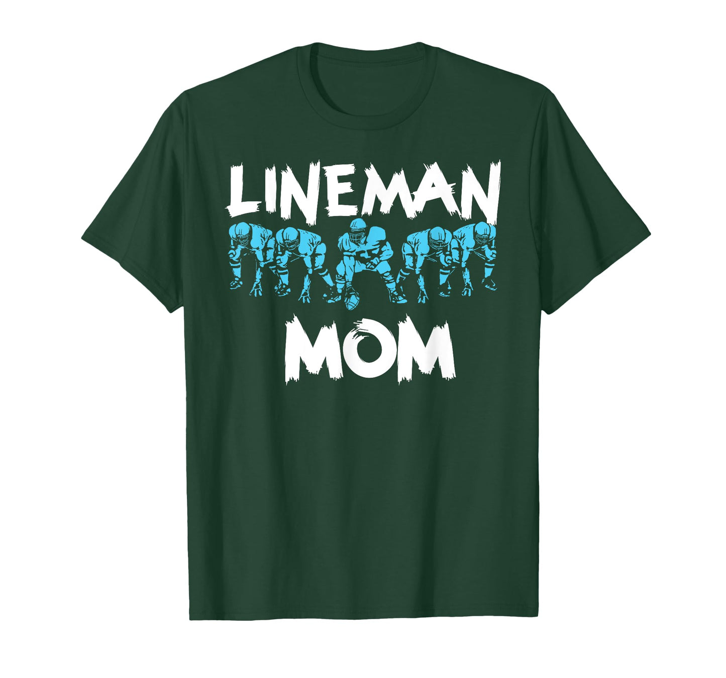 Lineman Mom O-line Funny Offensive Line Football Parent T-Shirt