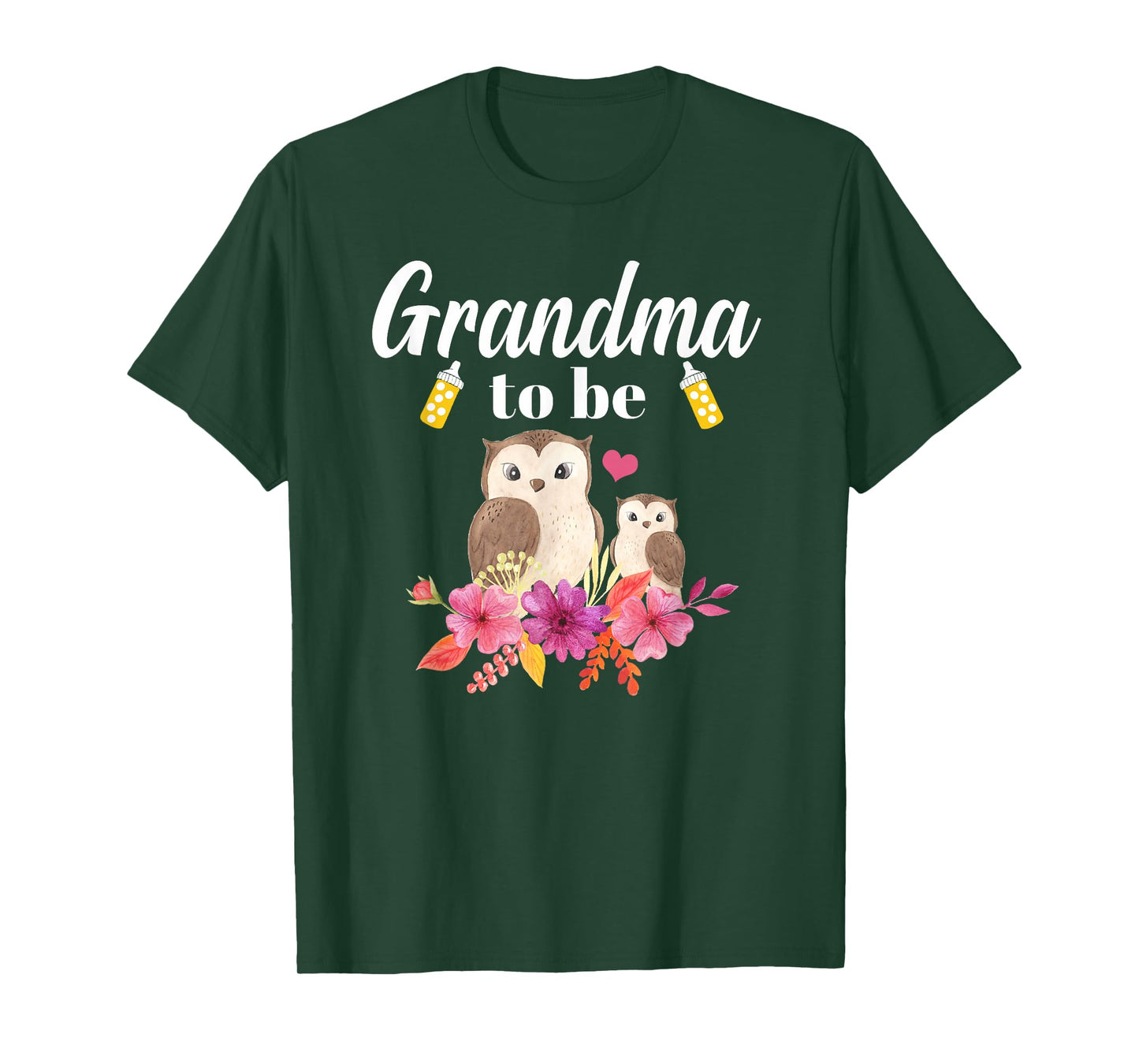 Grandma To Be Owl Baby Shower T-Shirt