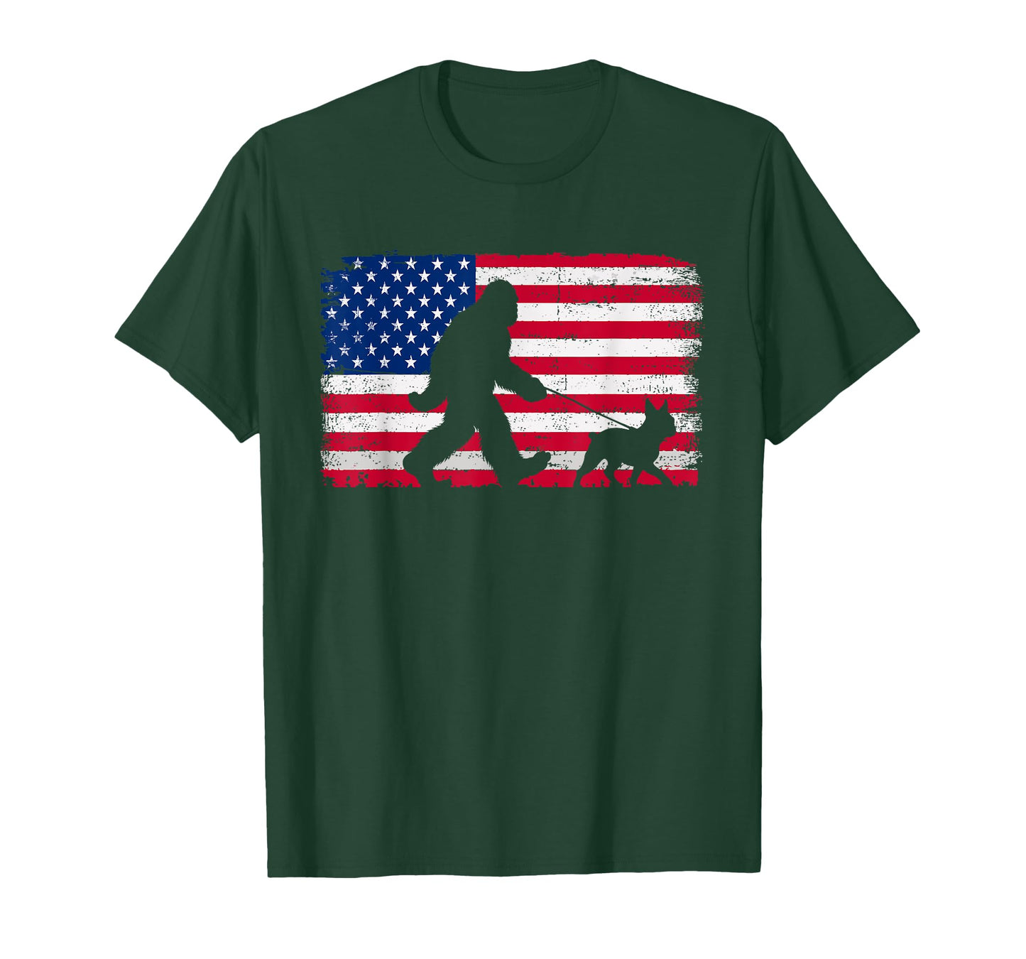Retro Boston Terrier 4th of July US American Flag Patriotic T-Shirt for Women Kids Men