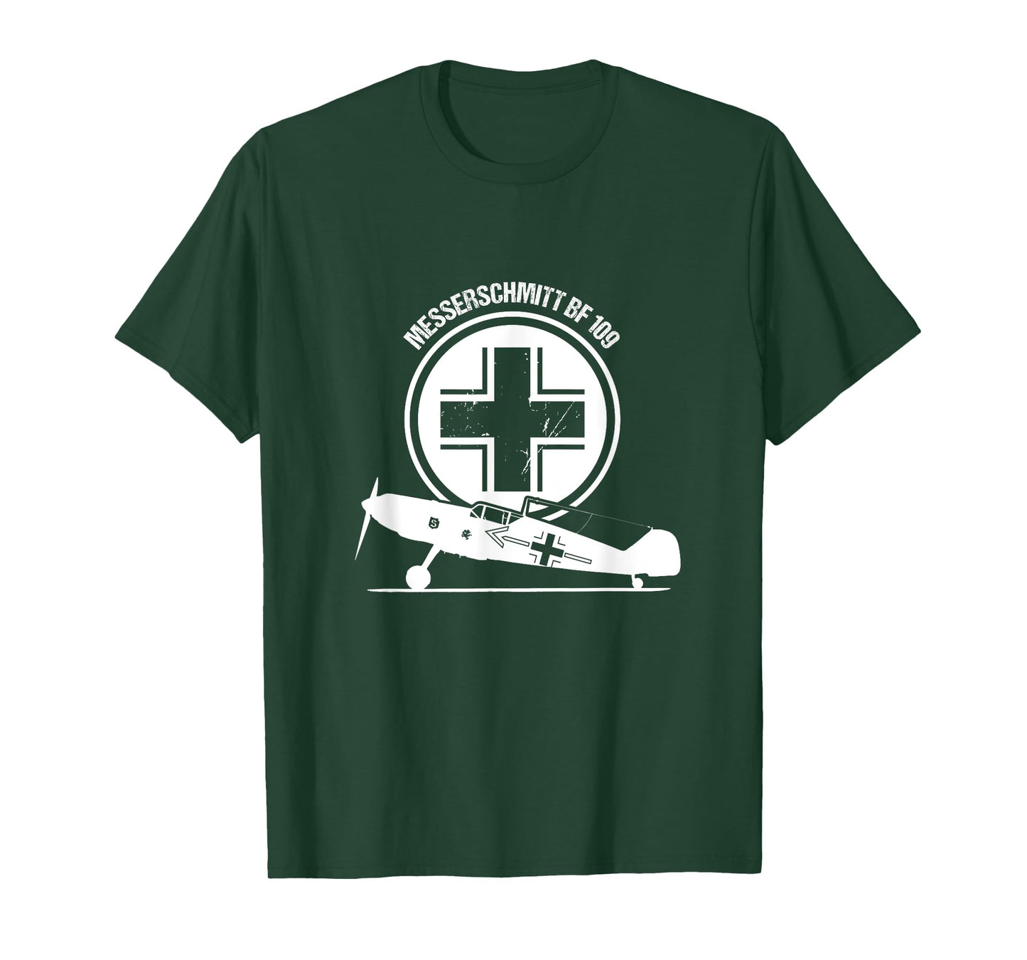 Vintage Luftwaffe Messerschmitt BF Pilot Gift Warbird ME 109 T-Shirt