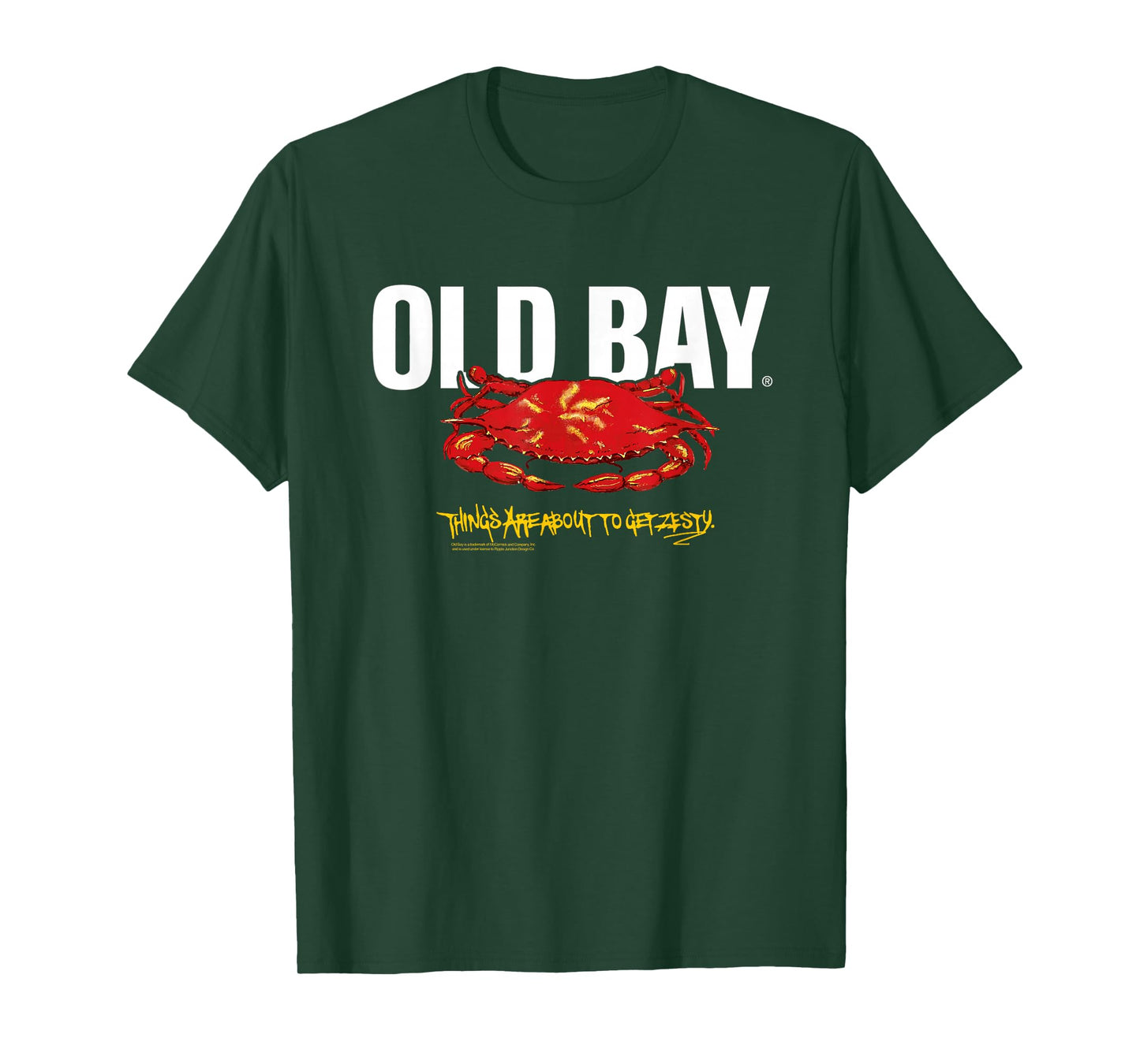 Old Bay Zesty Modern Crab Seafood Seasoning Foodie T-Shirt