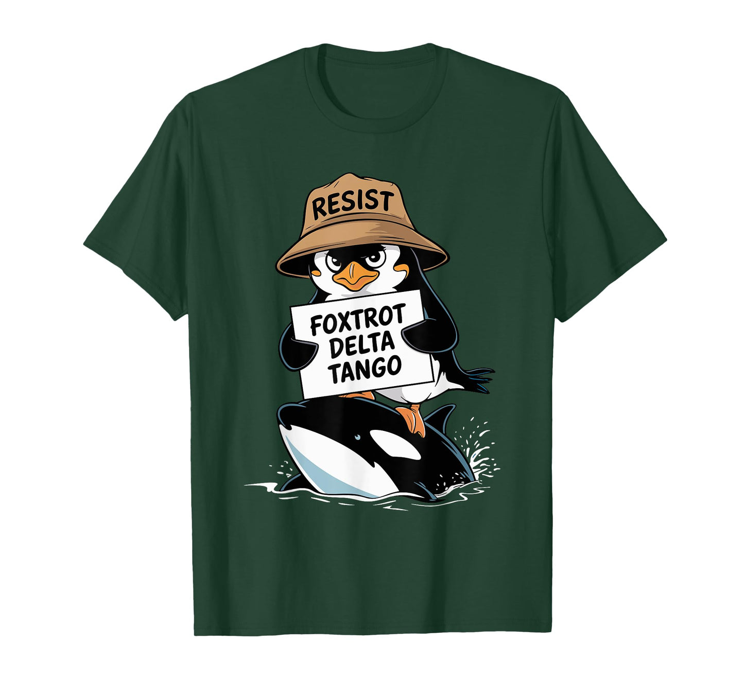Penguins Protest Penguin Resist T-Shirt