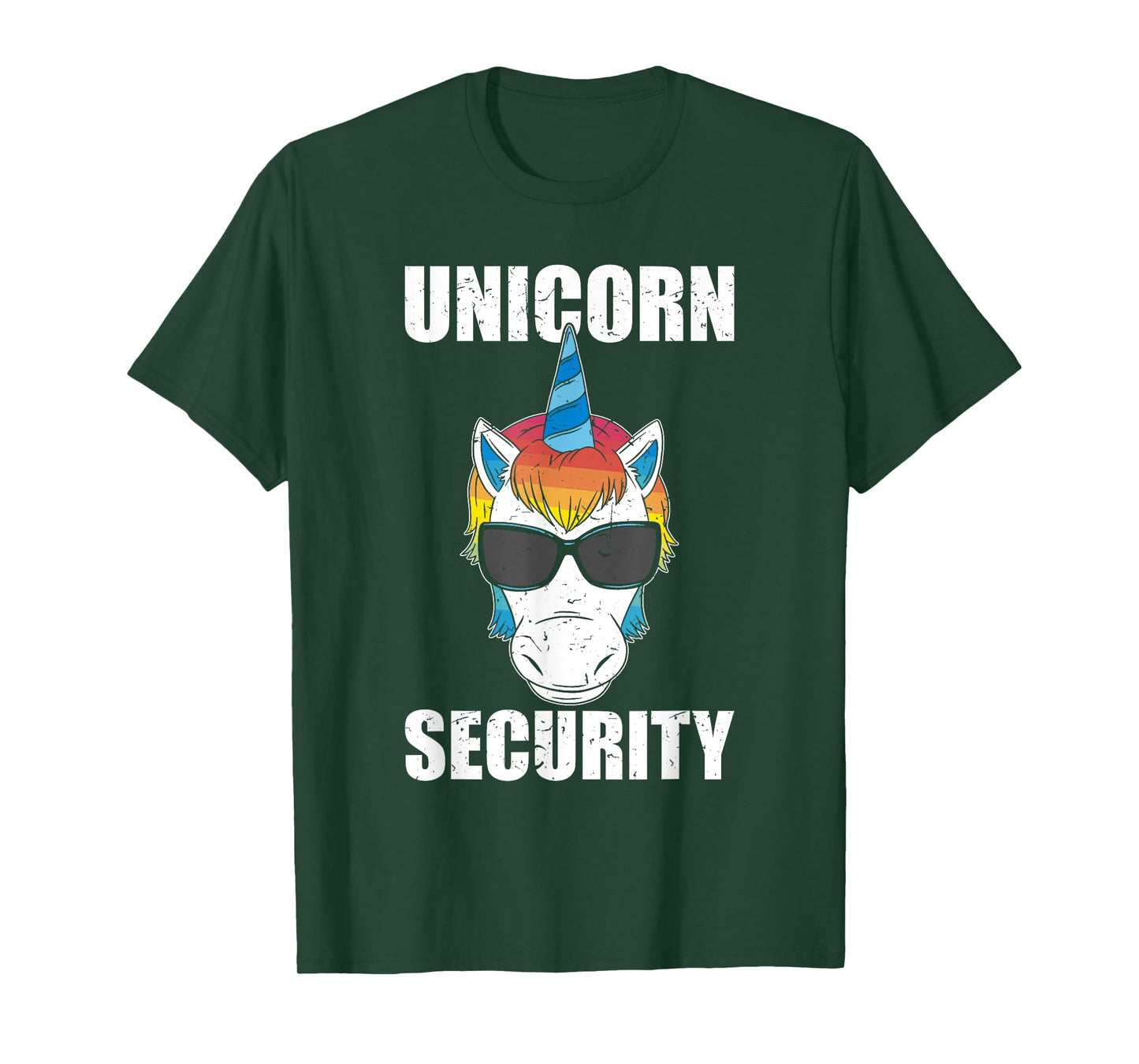 Fathers Day Unicorn Securiry Dadacorn Funny T-Shirt
