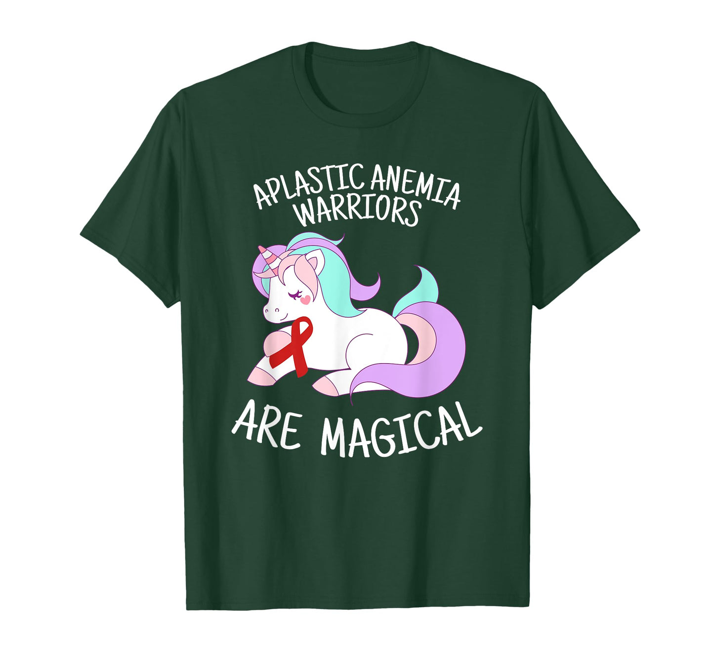 Unicorn Aplastic Anemia Warrior, Aplastic Anemia Awareness T-Shirt