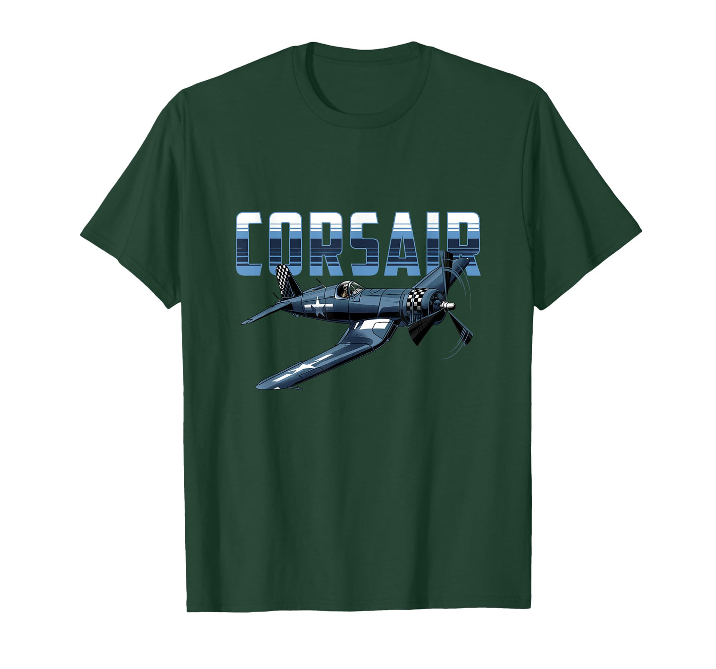 USA Military Warbird Airplane Corsair Classic Airplane T-Shirt