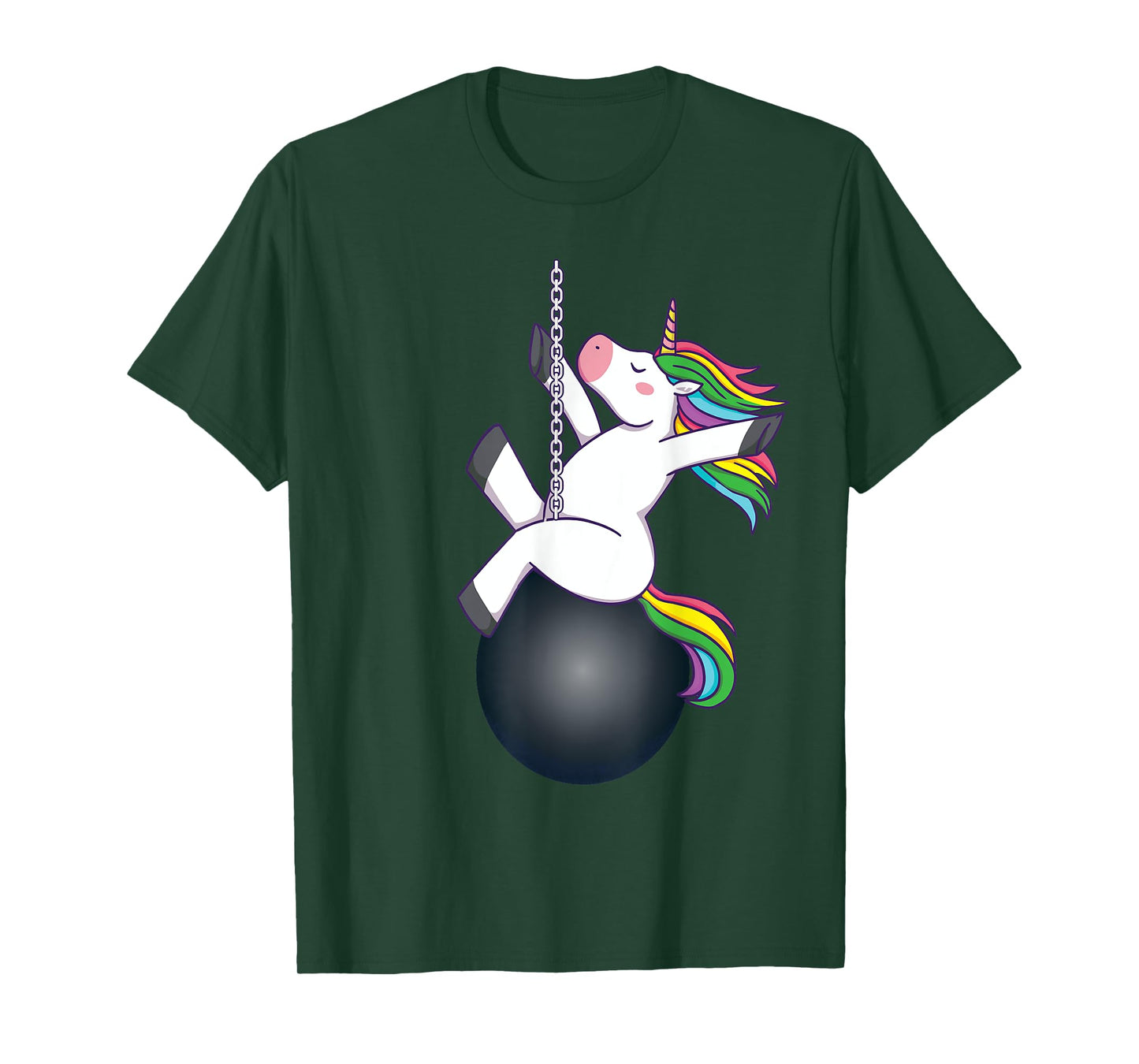 Funny unicorn wrecking ball saying T-Shirt
