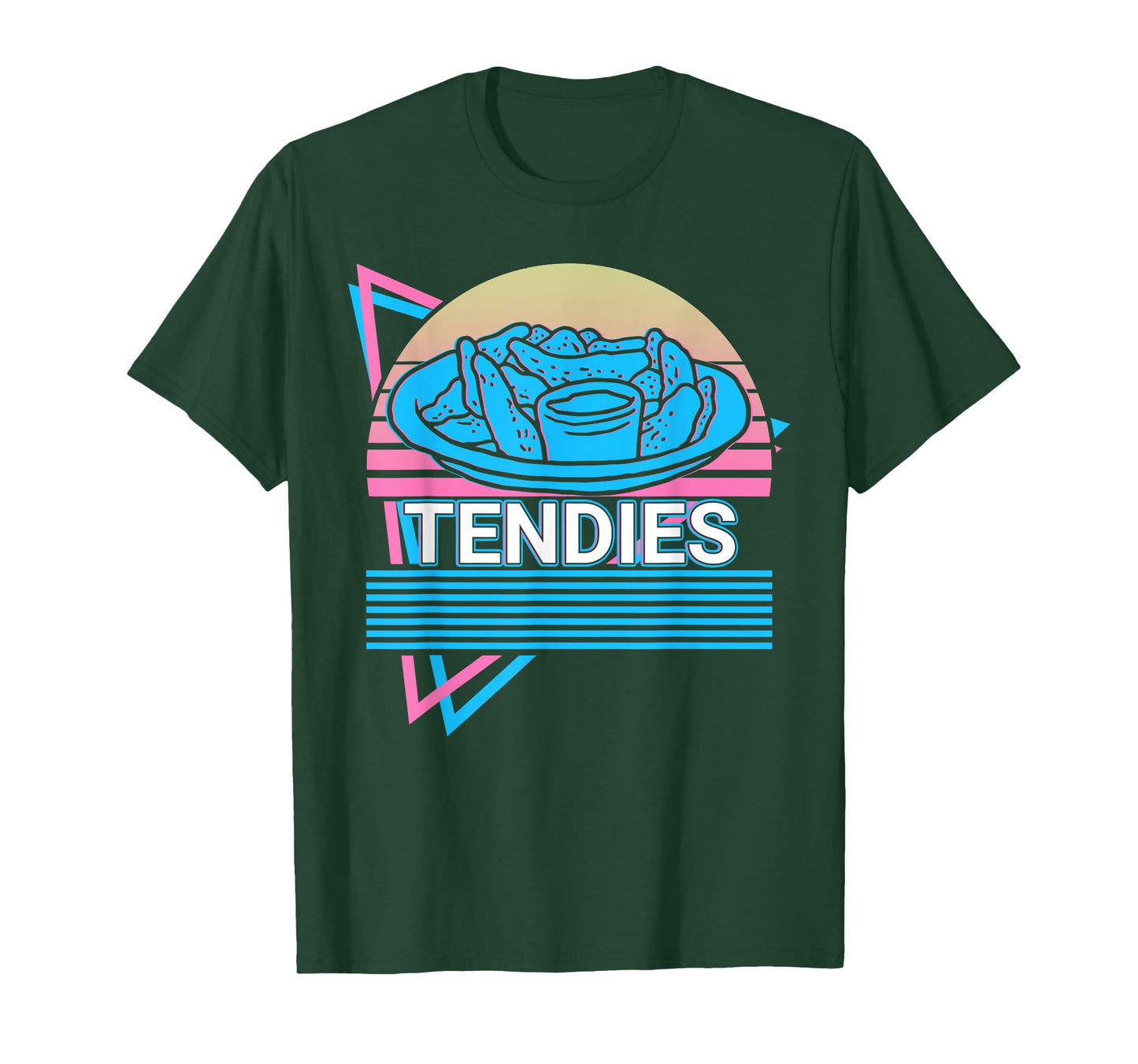 Tendies Chicken Tendies Retro T-Shirt