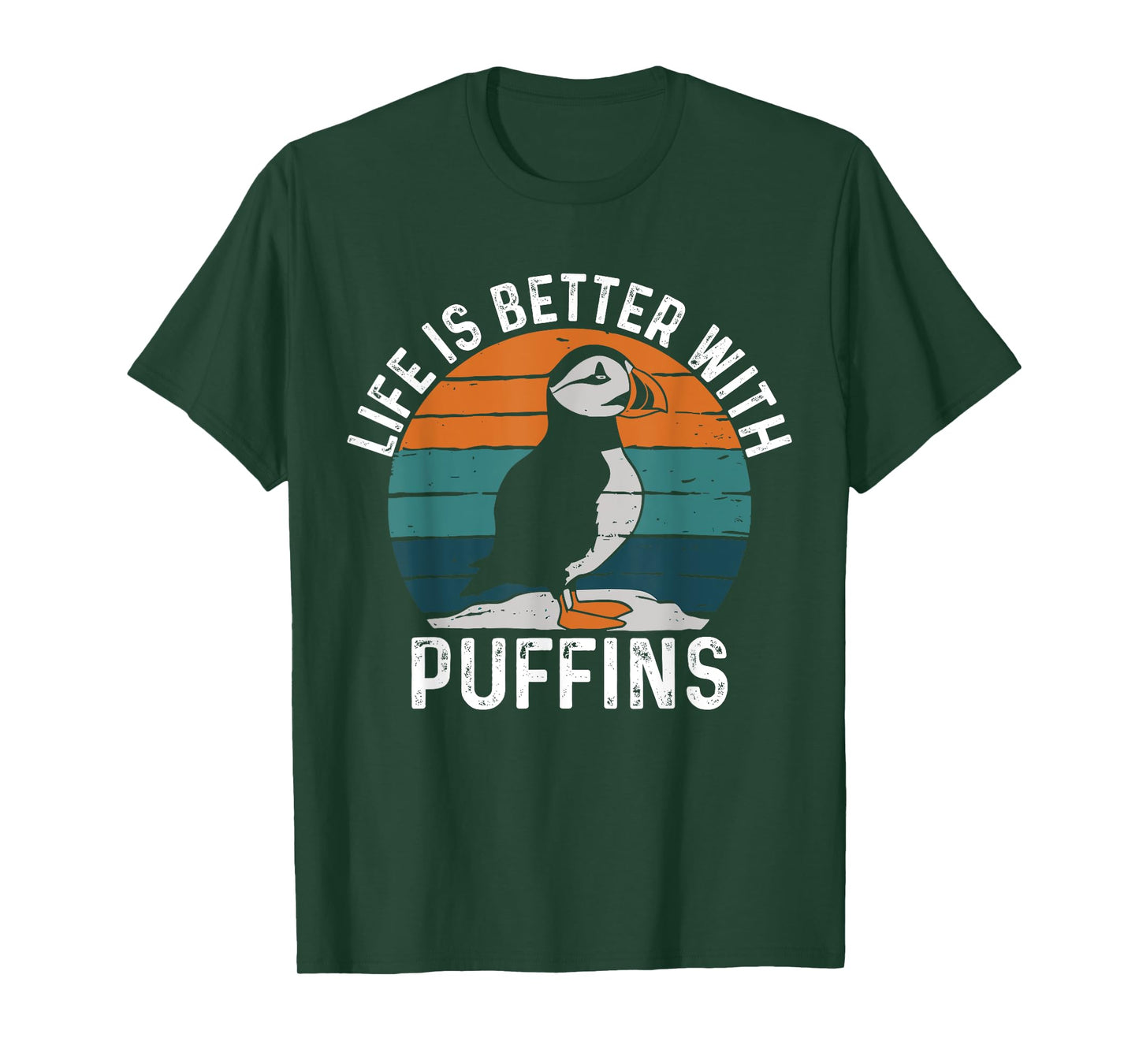 Life Is Better With Puffin Funny Puffin Lovers T-Shirt