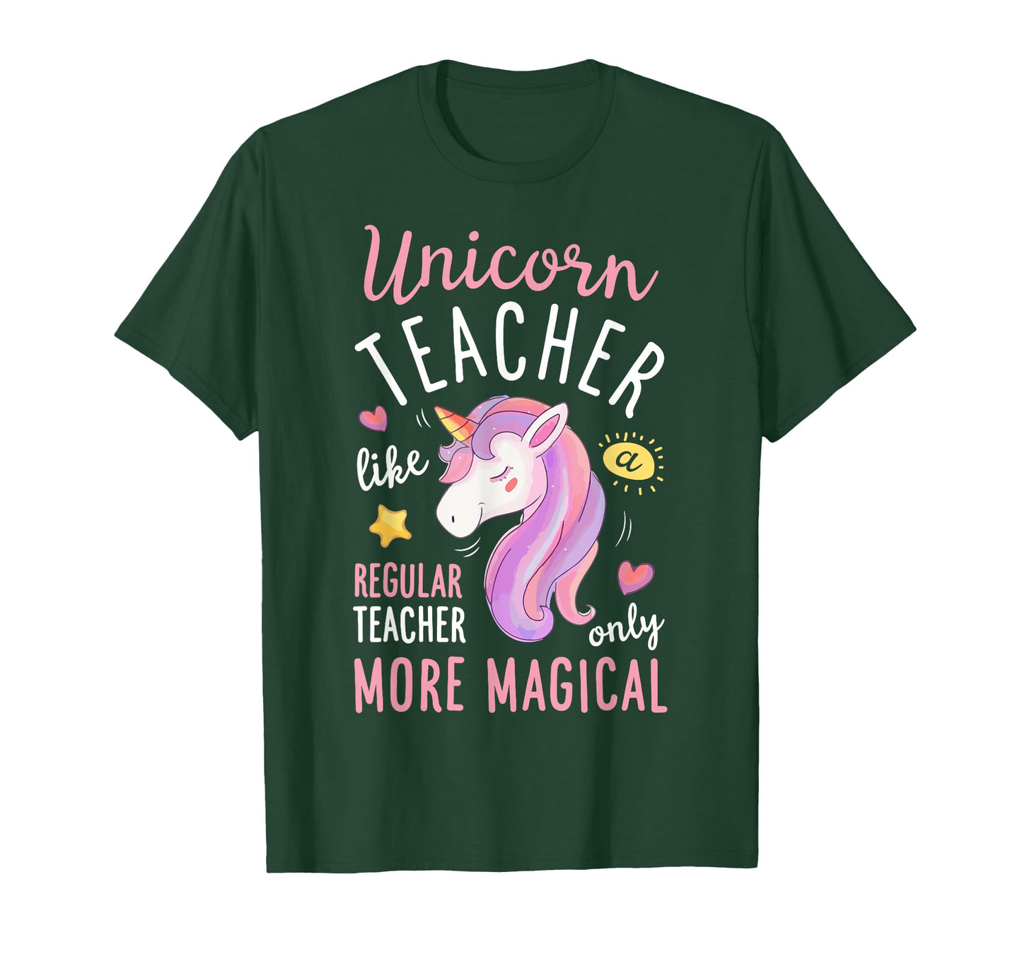 Unicorn Teacher Funny Women Teachers Back To School Gifts T-Shirt