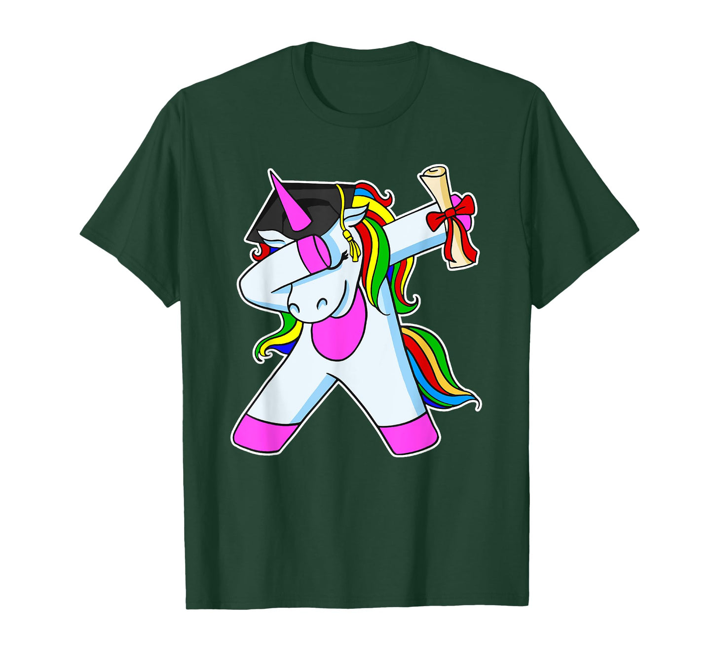 Graduation Unicorn Nursery College Primary School T-Shirt