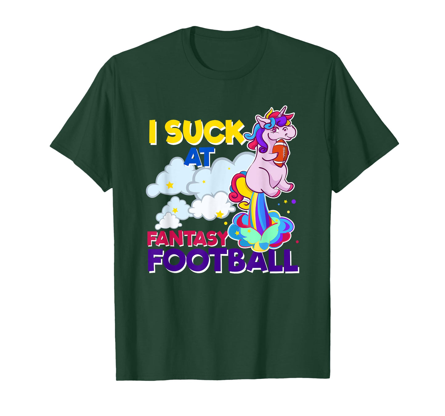 I Suck At Fantasy Football Funny Gift T-Shirt