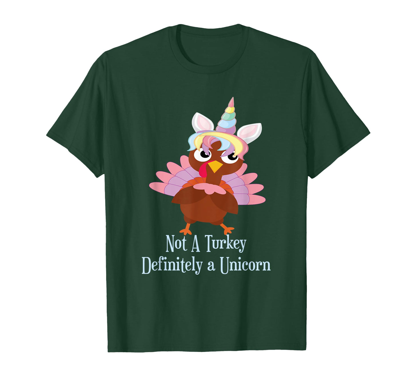 Turkey Disguise Unicorn Thanksgiving Novelty T-Shirt