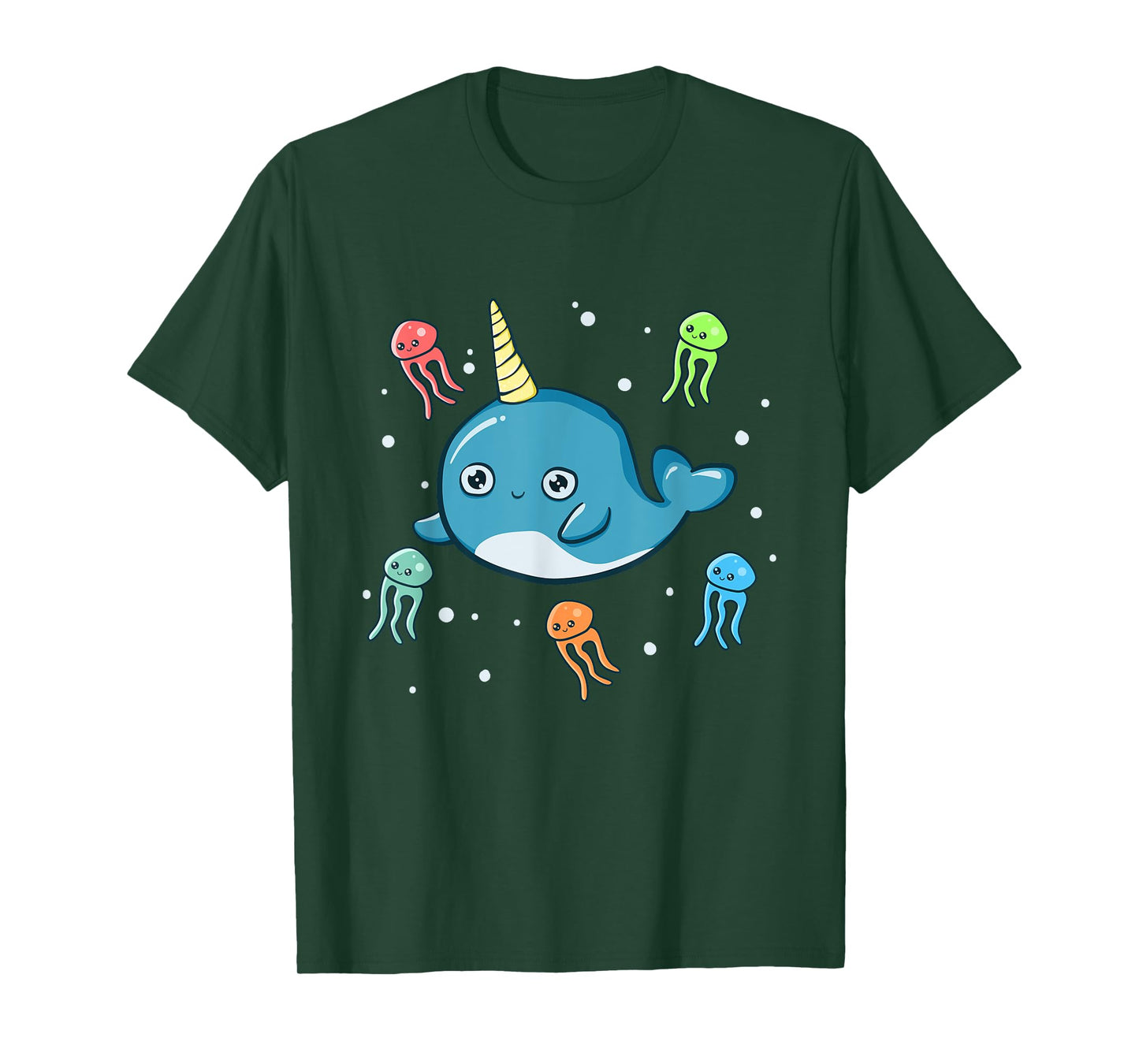 Narwhal Jelly Fish Shirt Unicorn of The Sea Jellyfish PJ Tee T-Shirt