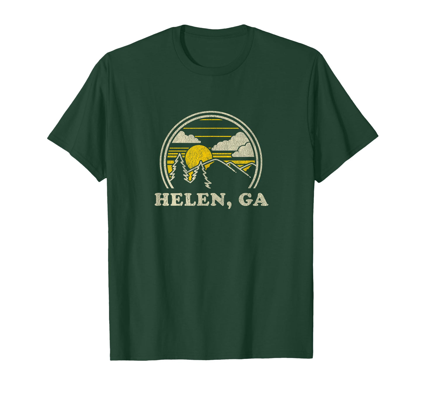 Helen Georgia GA T Shirt Vintage Hiking Mountains Tee T-Shirt