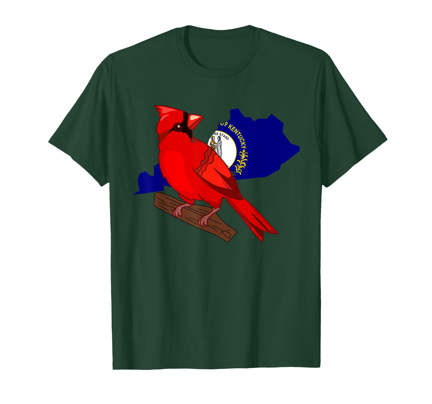 Kentucky Cardinal Bird State Symbols Pride T-Shirt