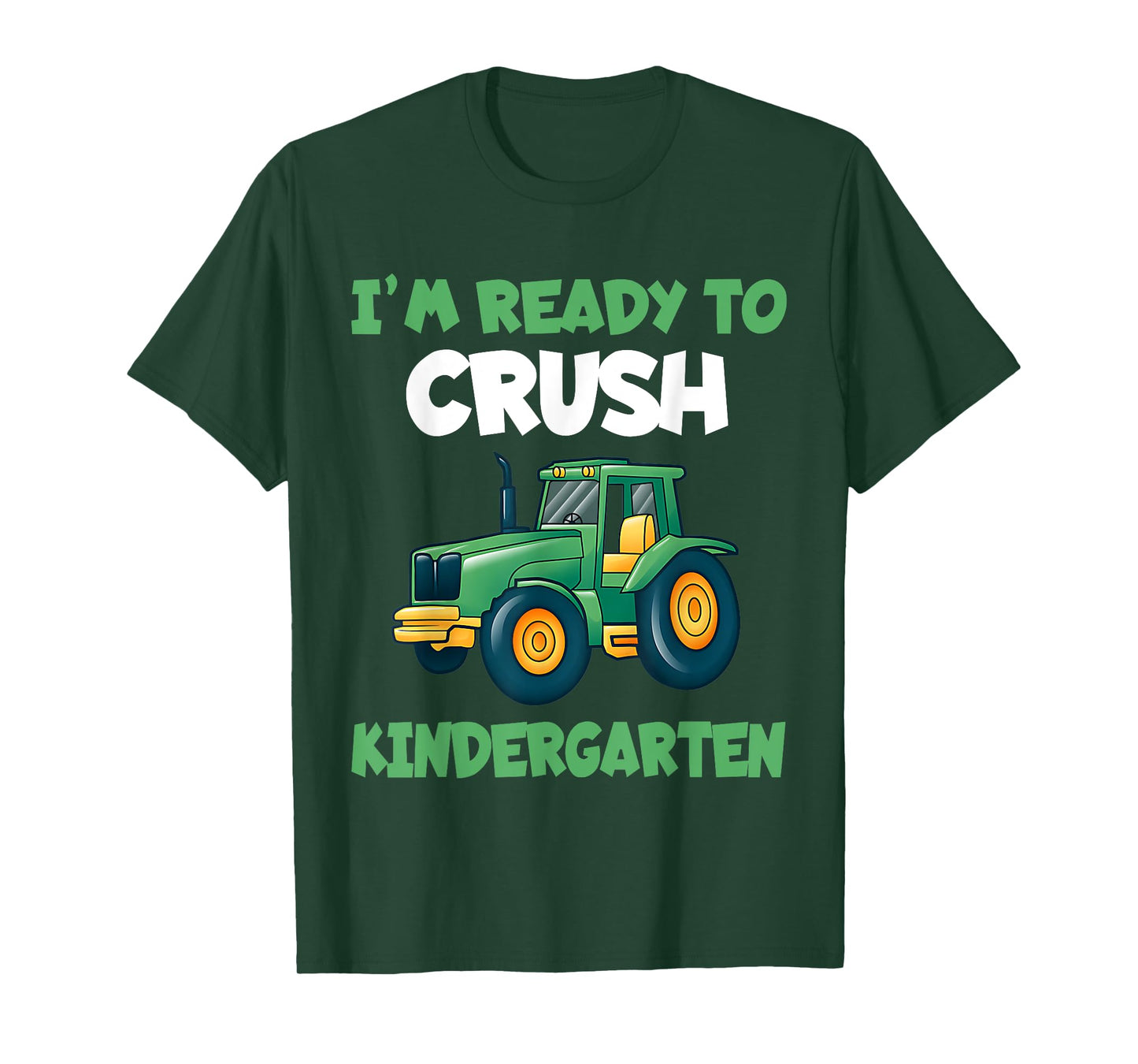 Kindergarten Kids Farm Back to School Shirt Tractors Gifts T-Shirt