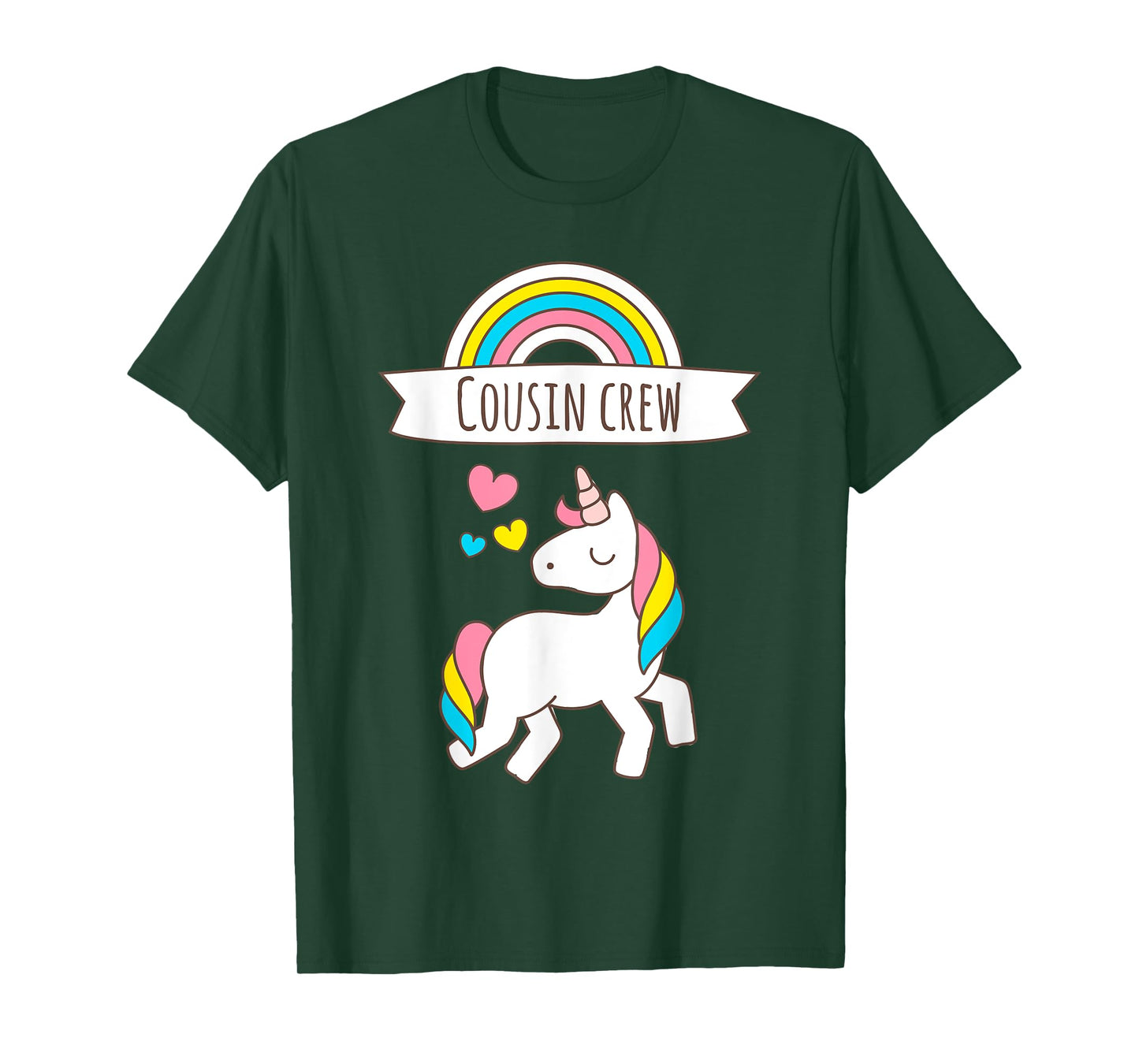 Crazy Cousin Crew Reunion Unicorn T Shirt Funny T-Shirt