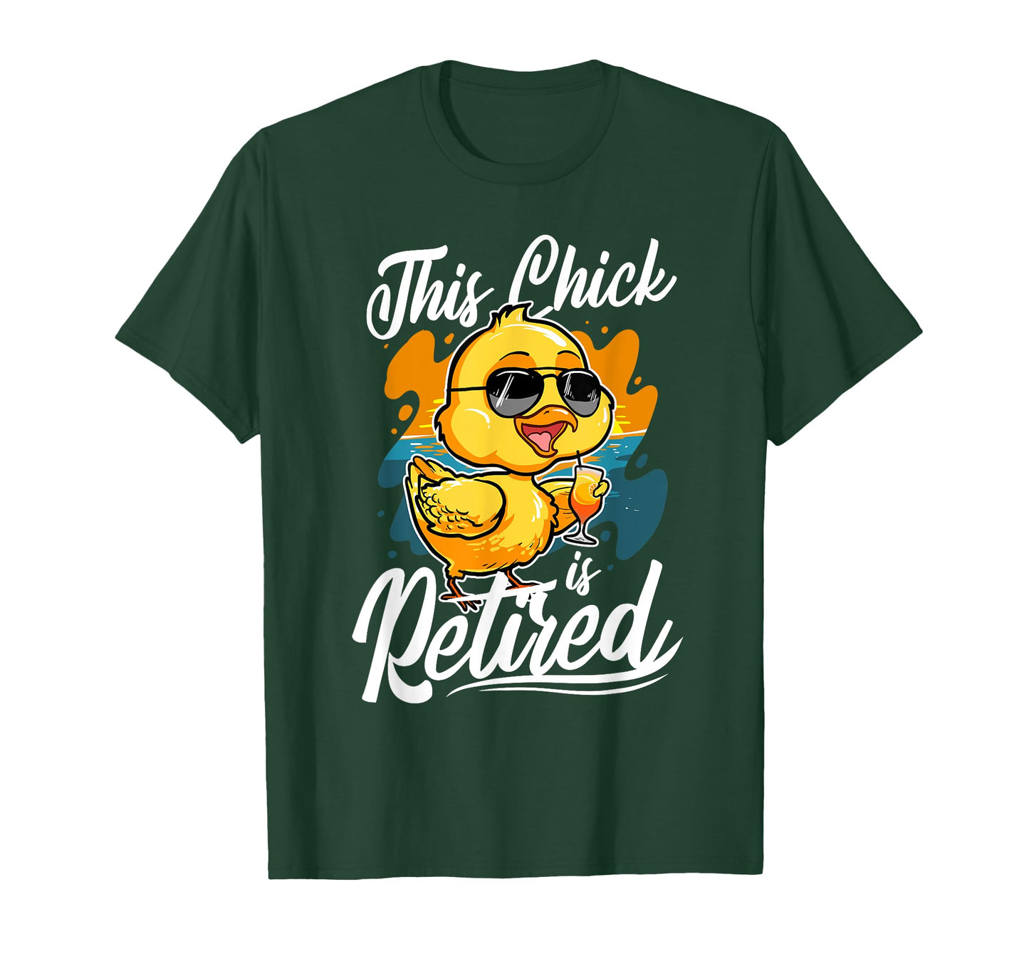 Funny Retirement Women - This Chick Is Retired T-Shirt