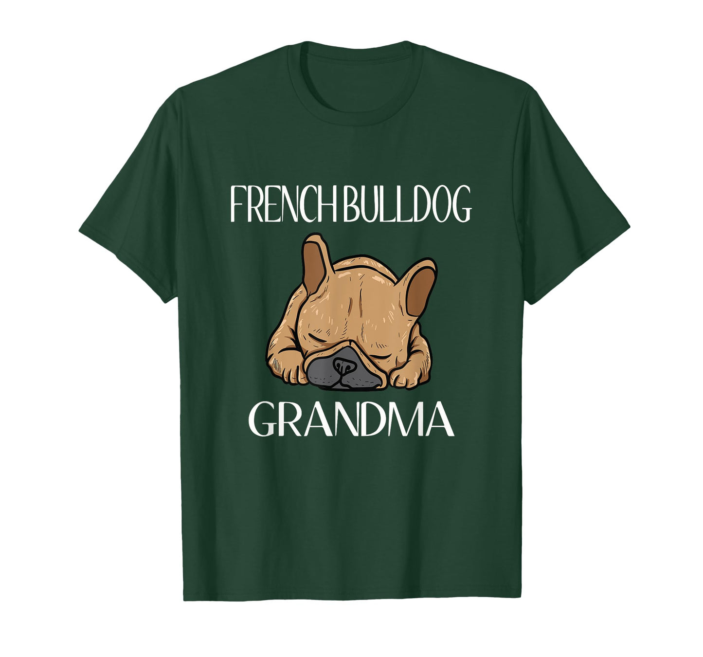 French Bulldog Grandma Frenchie T-Shirt For Women T-Shirt