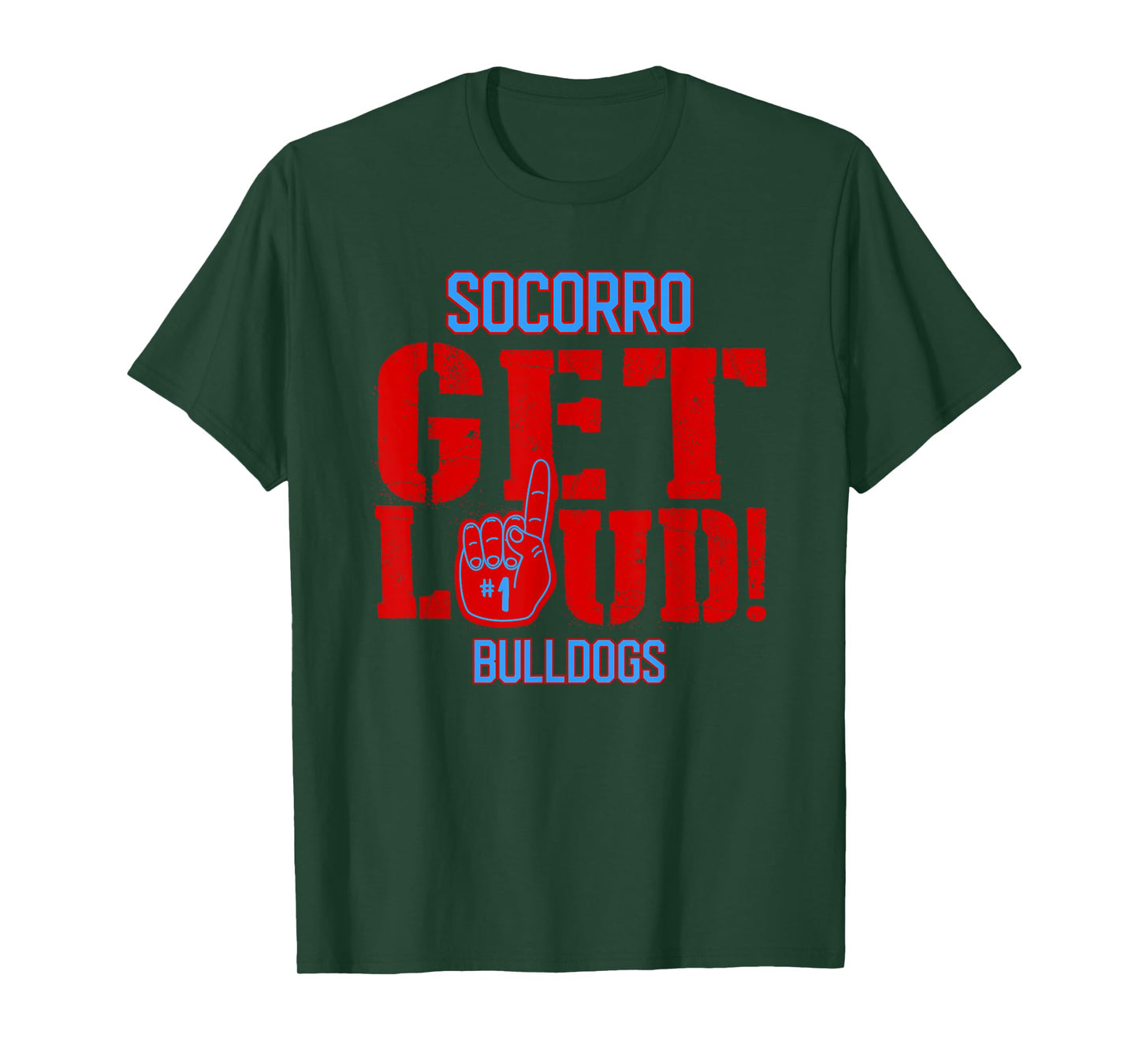 Socorro High School GET LOUD Bulldogs T-Shirt