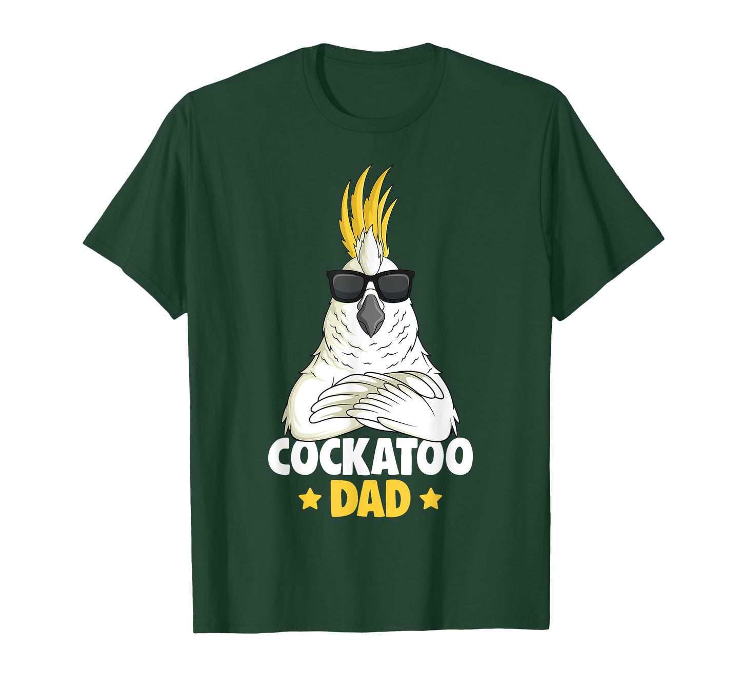Cockatoo Dad Parrot Bird T-Shirt
