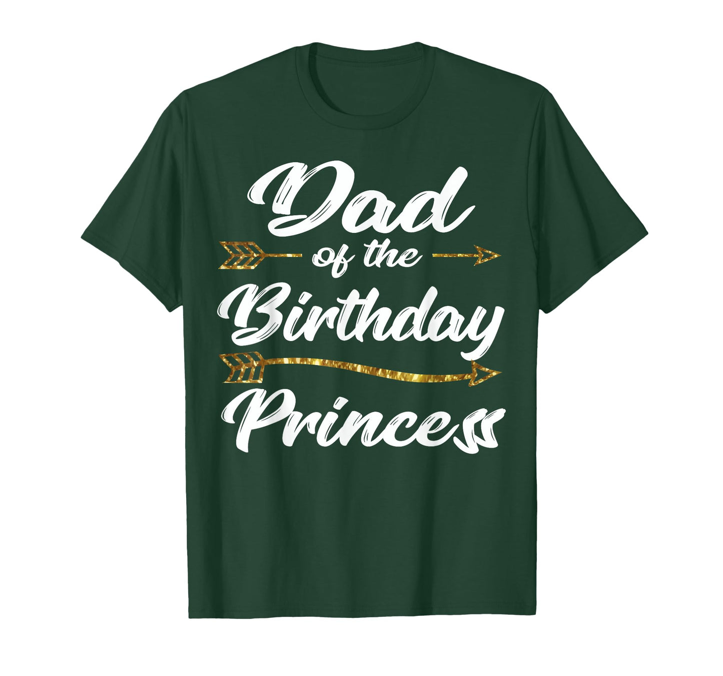 Dad of the Birthday Princess Girl Tee for Father Daddy Papa T-Shirt