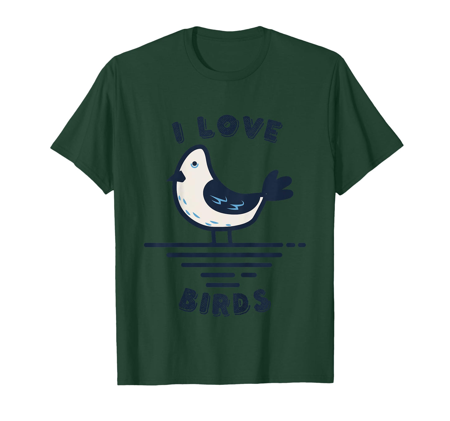 I Love Birds T-Shirt T-Shirt