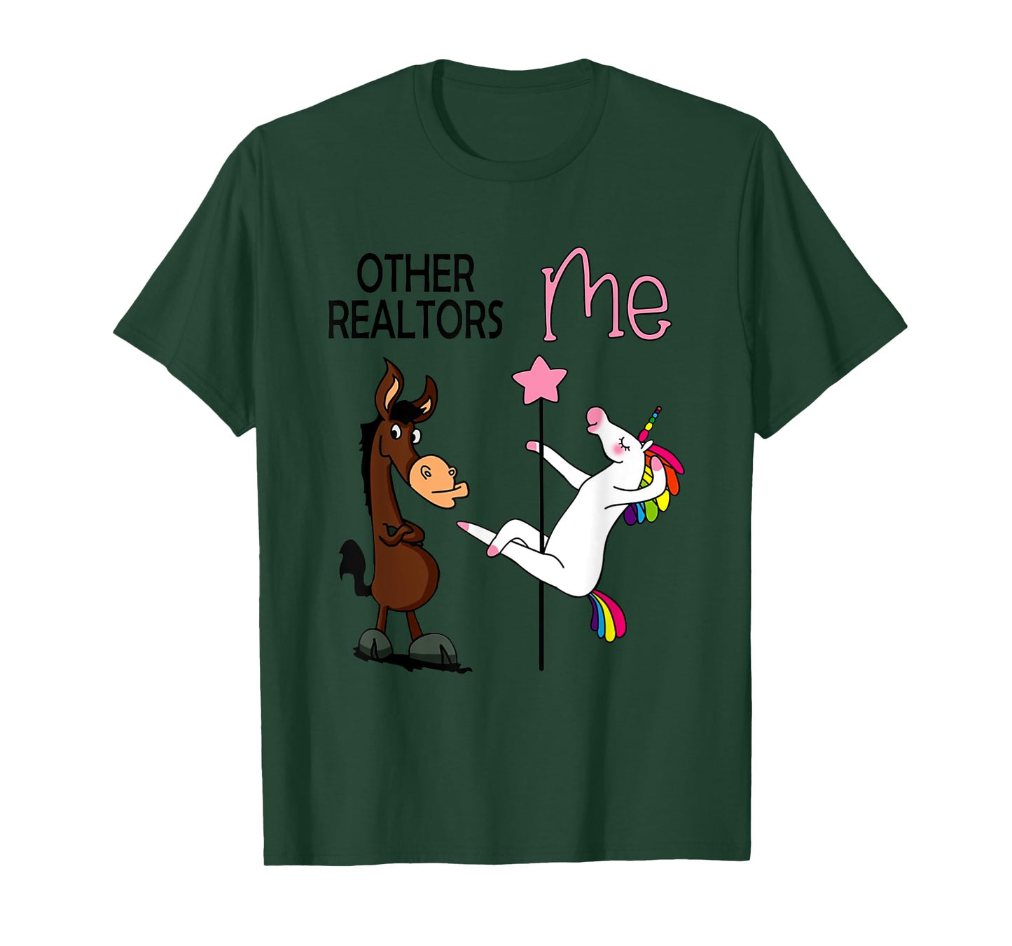 Other Realtors And Me Funny Dance Unicorn Party T-Shirt